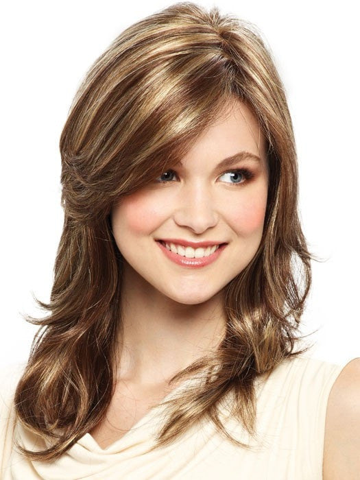 Caroline Synthetic Wig with Basic Cap - Soft & Natural Looking Hairpiece for Women | Perfect for Cosplay, Costume Parties & Everyday Wear
