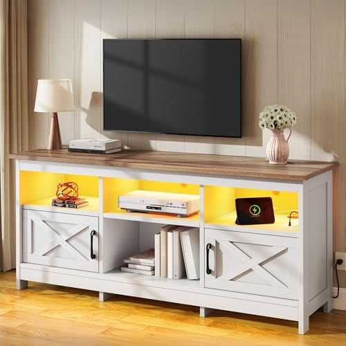 White & Walnut
