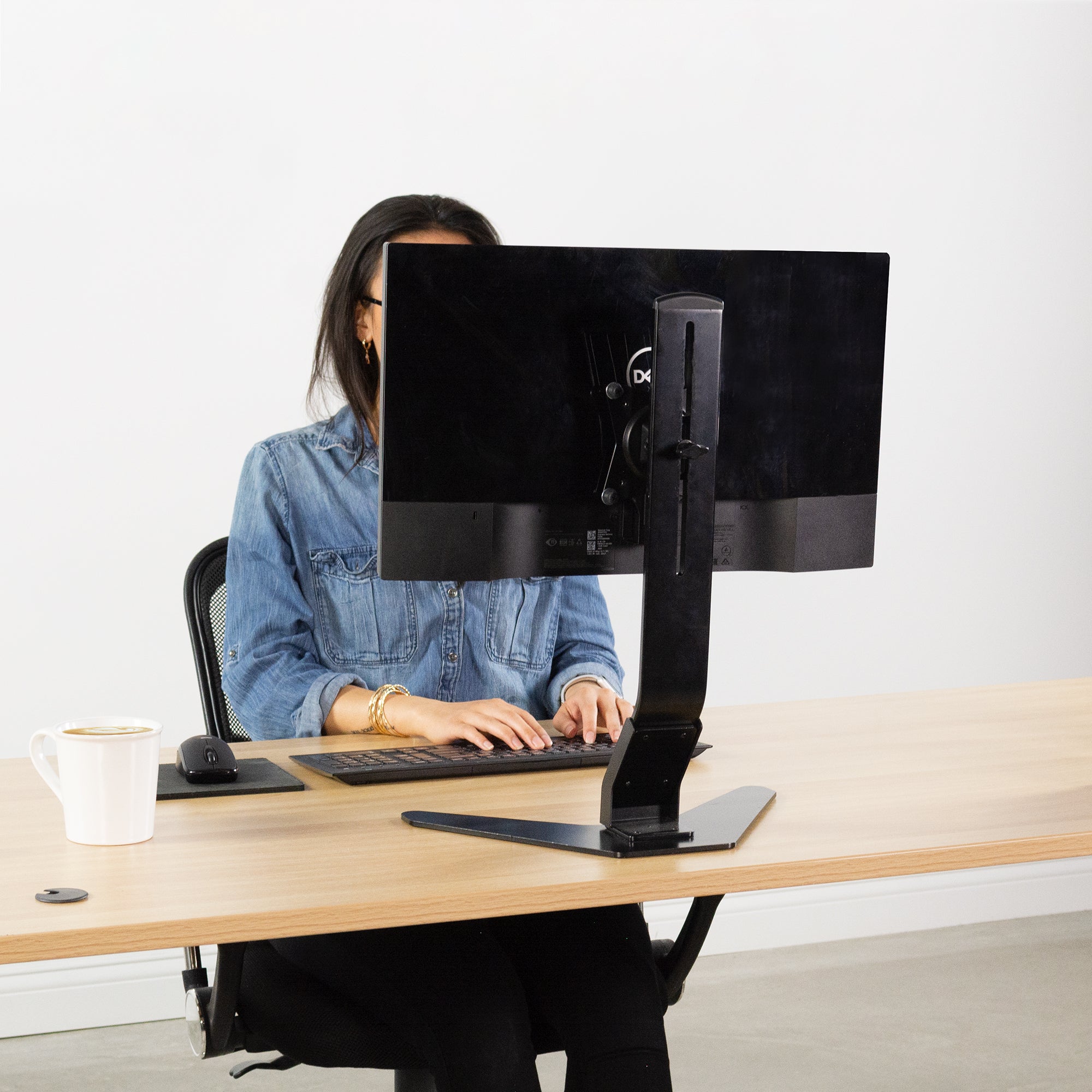 VESA Mount Adapter for Dell Monitors - 75x75/100x100mm Bracket for Screen Mounting - Perfect for Home Office & Gaming Setup