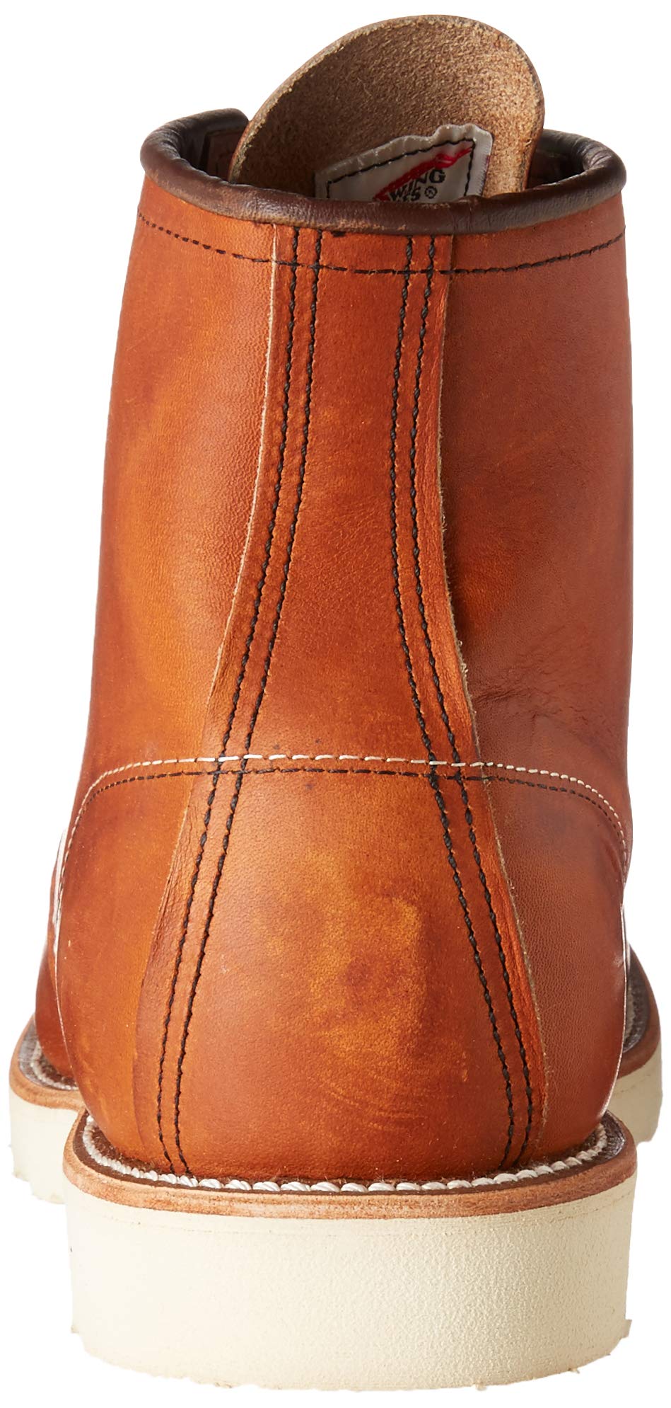Red Wing Men's 875 Moc Toe Boot - Classic Lace-Up Work Boots for Men - Durable Leather Construction - Perfect for Work, Hiking & Outdoor Adventures