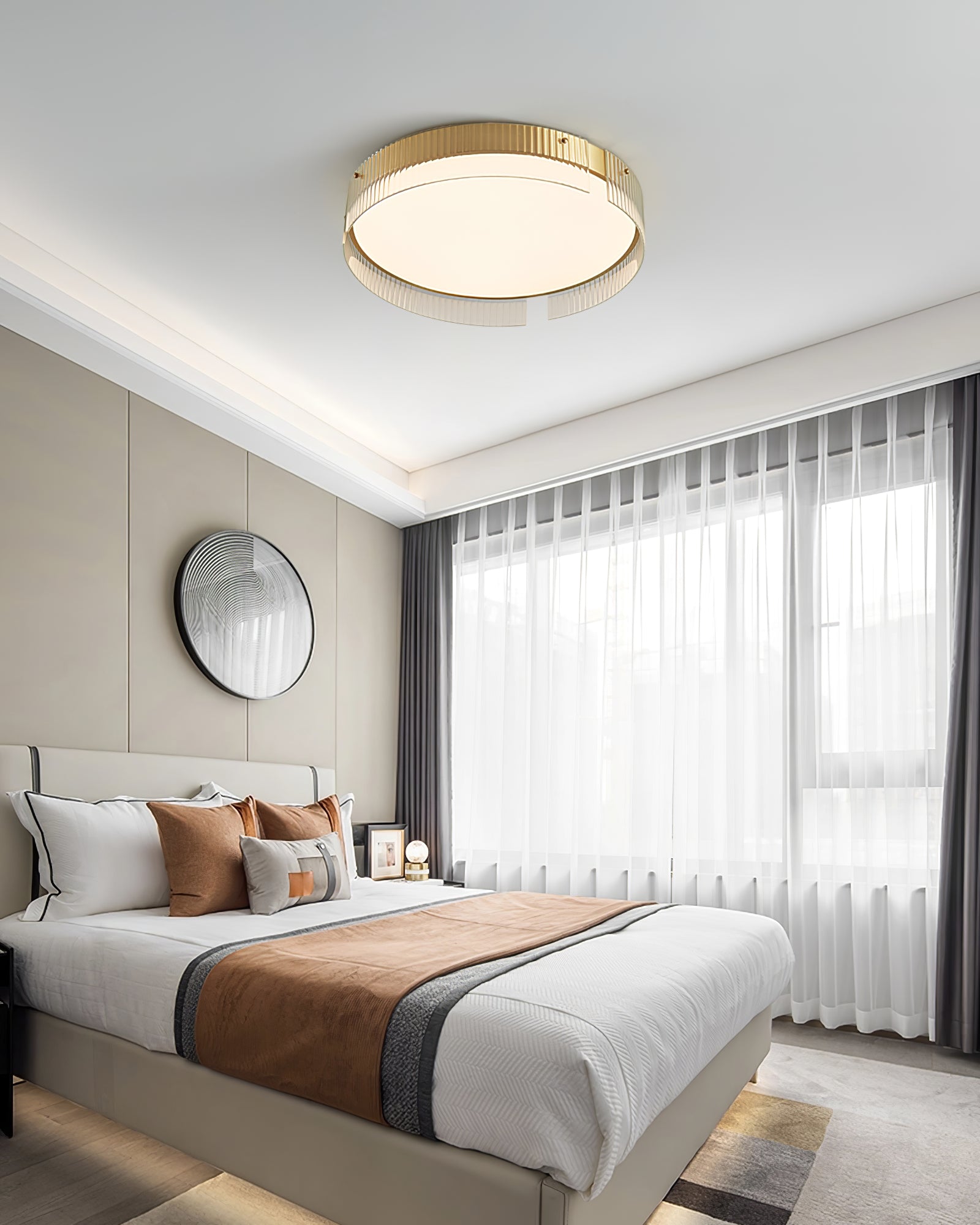 Bellatrix Modern Ceiling Light Fixture - Energy Efficient LED Lighting for Living Room, Bedroom, or Dining Room - Stylish Home Decor with Easy Installation