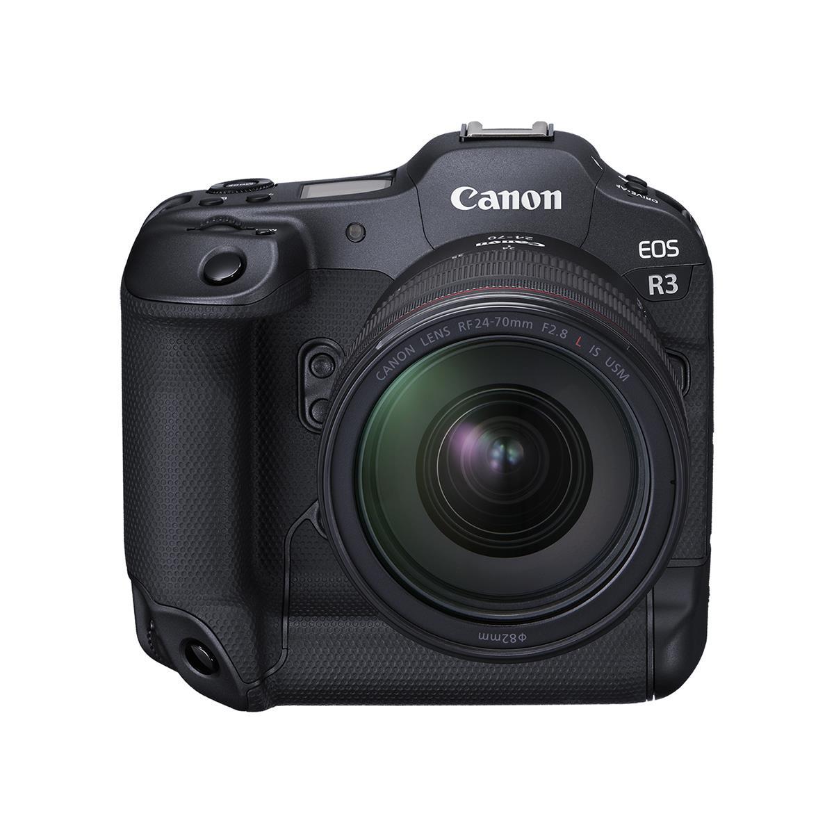 Canon EOS R3 Full Frame Mirrorless Camera Body - Professional 4K Video & High-Speed Photography for Sports, Wildlife & Wedding Photography