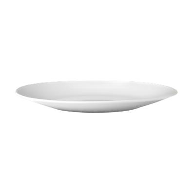 Steelite Distinction 8-Inch Contour Plate - Set of 24 White Restaurant Dinner Plates - Perfect for Fine Dining, Catering & Upscale Events
