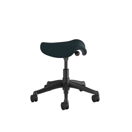 Pony Seat Stool with Graphite Frame - Kids Adjustable Step Stool for Bathroom, Kitchen & Playroom - Safe Non-Slip Toddler Standing Stool