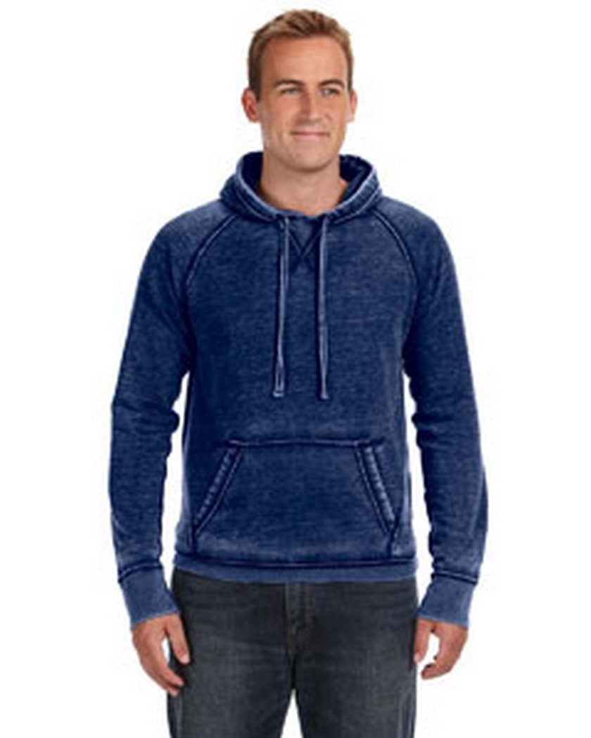 Vintage Distressed Pullover Hoodie for Men & Women - J America Retro Style Cotton Sweatshirt with Hood - Perfect for Casual Wear, Street Fashion & Layering