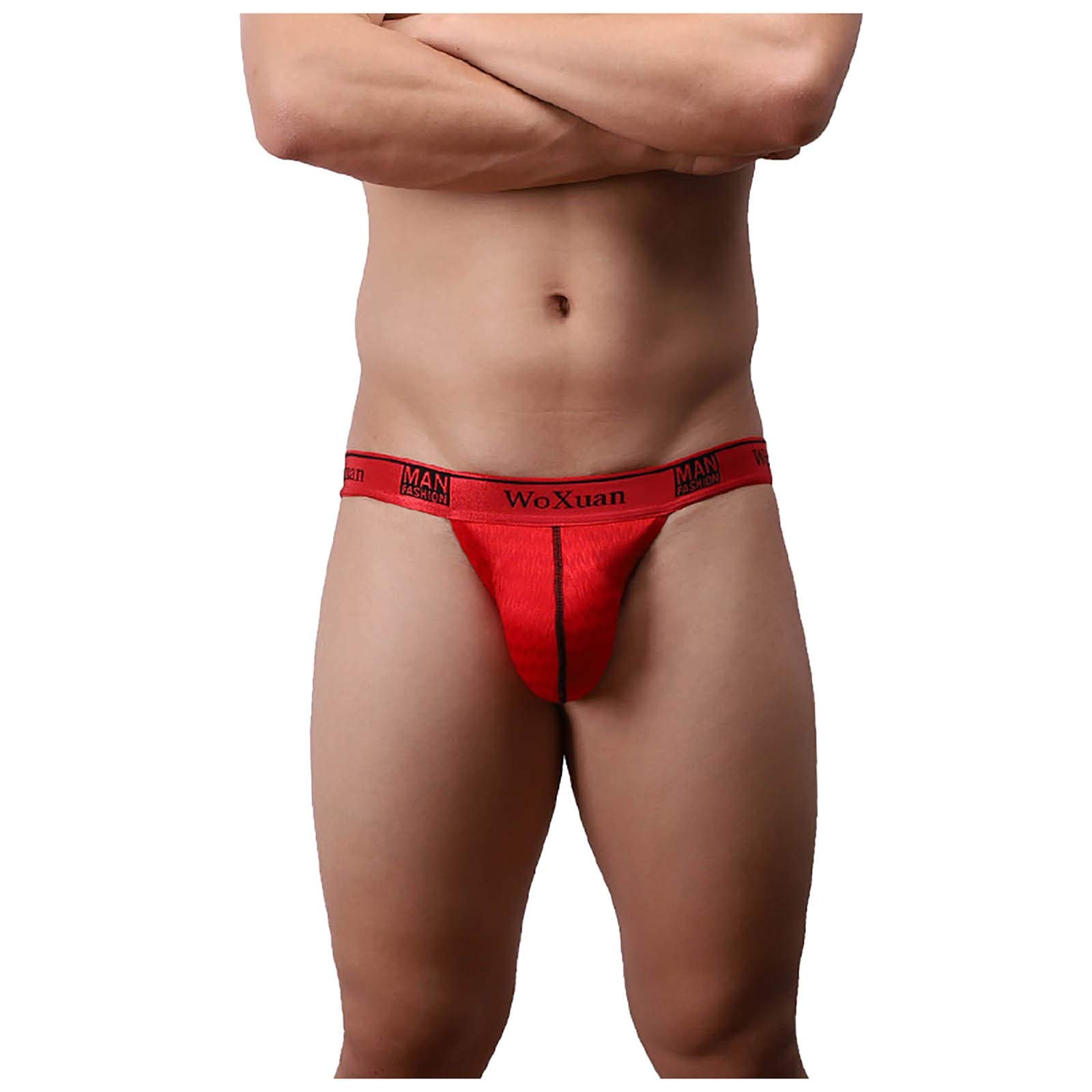 Men's Soft Low Rise Bikini Underwear - Breathable Stretch Sports Thong with Brushed-Jacquard Fabric for Comfort & Style - Perfect for Gym, Yoga, and Everyday Wear