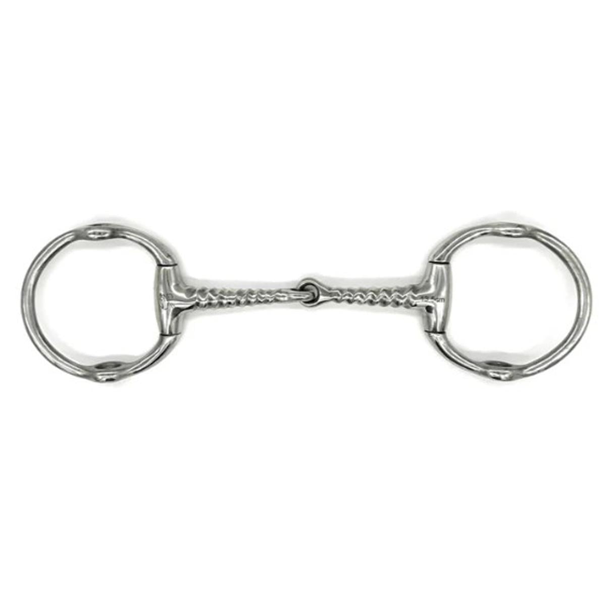 AJR Corkscrew Eggbutt Gag Bit - Stainless Steel Horse Training Bit for English & Western Riding - Perfect for Dressage, Trail Riding & Show Jumping