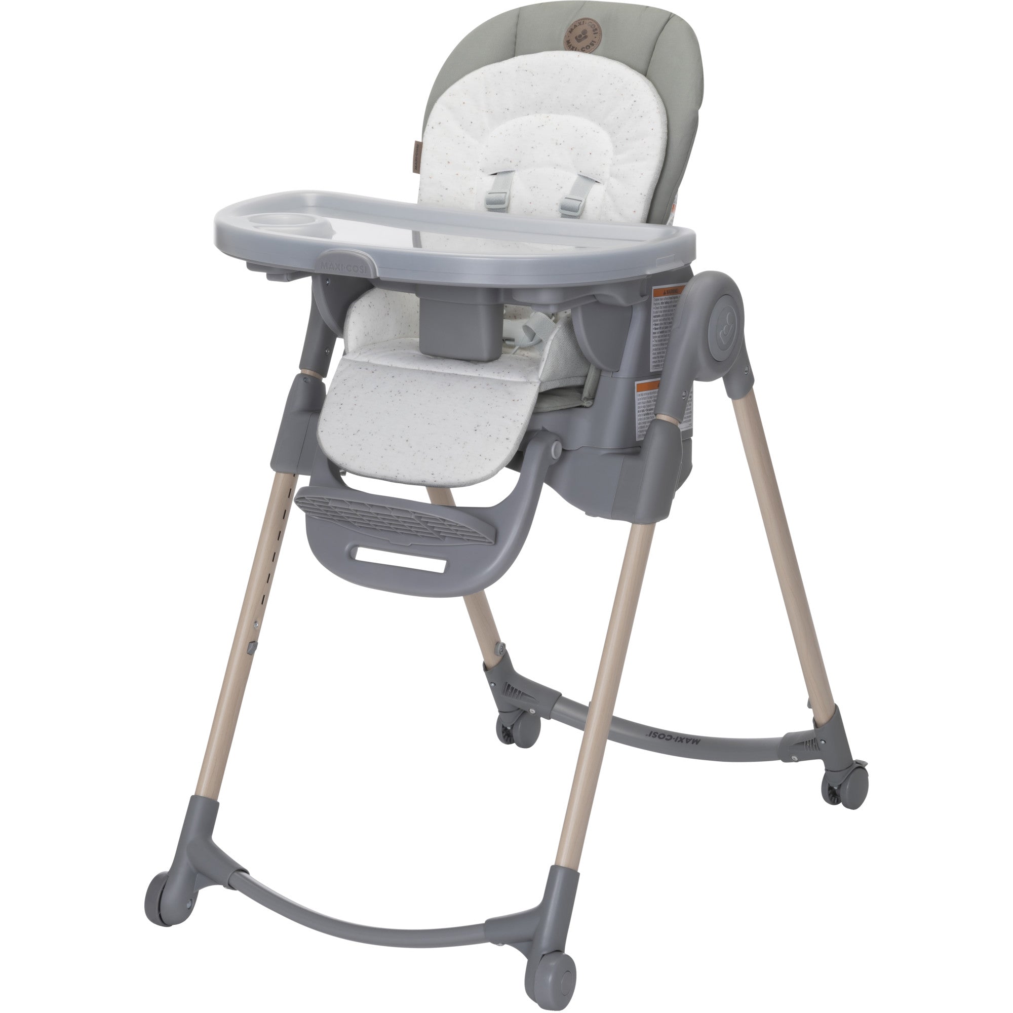 Maxi Cosi Minla 6-in-1 Adjustable Baby High Chair for Feeding & Play - Convertible Infant to Toddler Dining Seat with Multiple Recline Positions - Perfect for Home, Restaurant & Travel Use