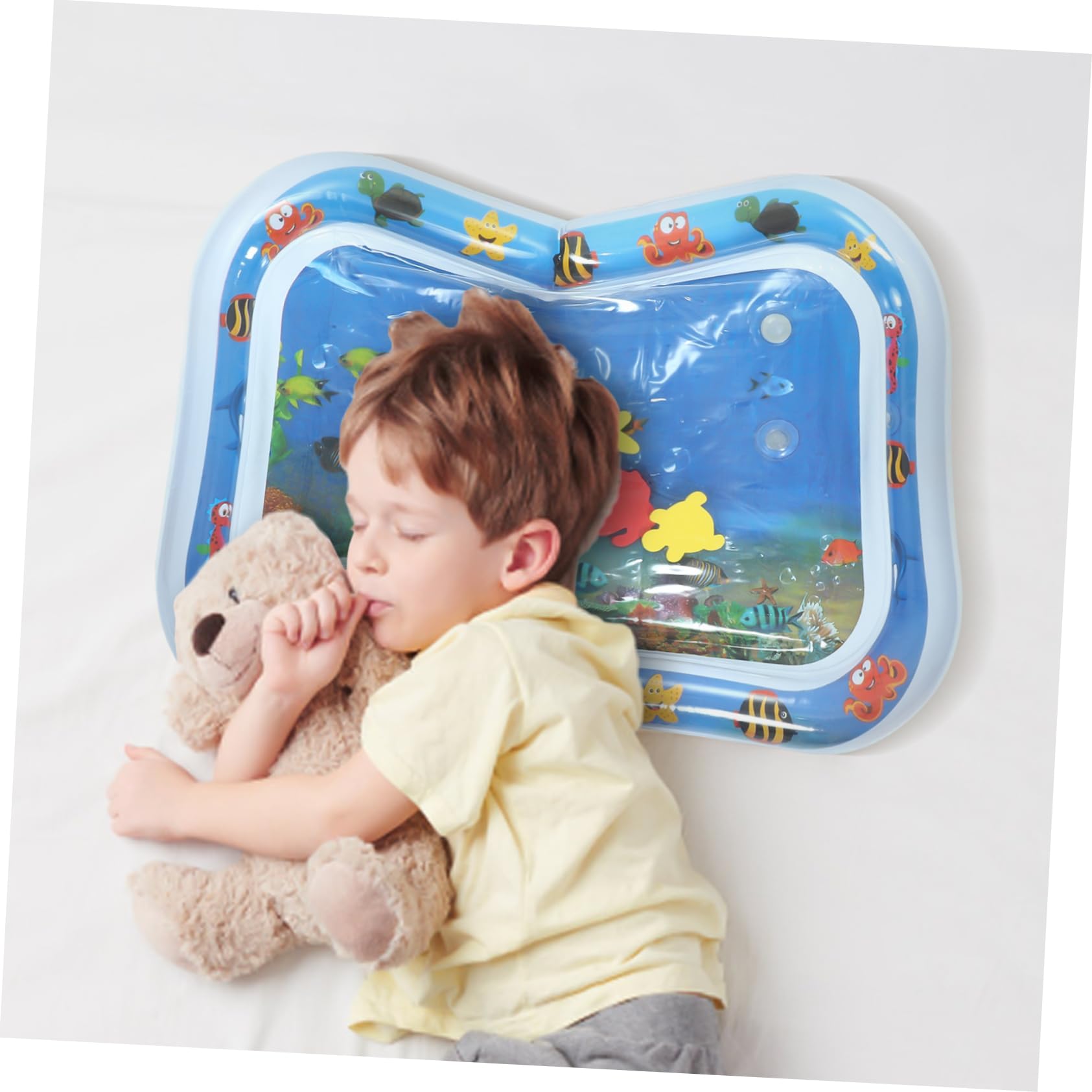 HAPINARY Baby Water Play Mat - Inflatable Water Cushion Sensory Toy for Toddlers & Infants | Splash Pad for Outdoor/Indoor Play, Summer Fun, Pool & Backyard Activities