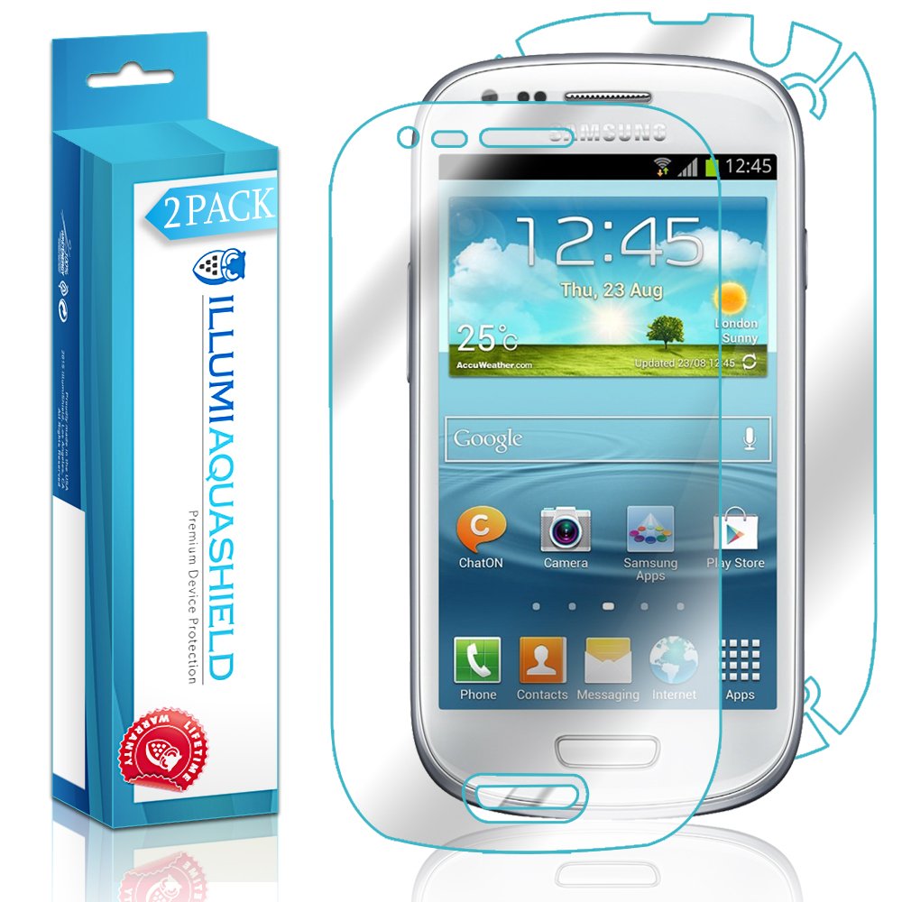 2-Pack HD Clear TPU Film Screen Protector for Samsung Galaxy S3 Mini (GT-I8190) | No-Bubble, Scratch-Resistant Front & Back Protection | Perfect for Everyday Use, Outdoor Activities & Work