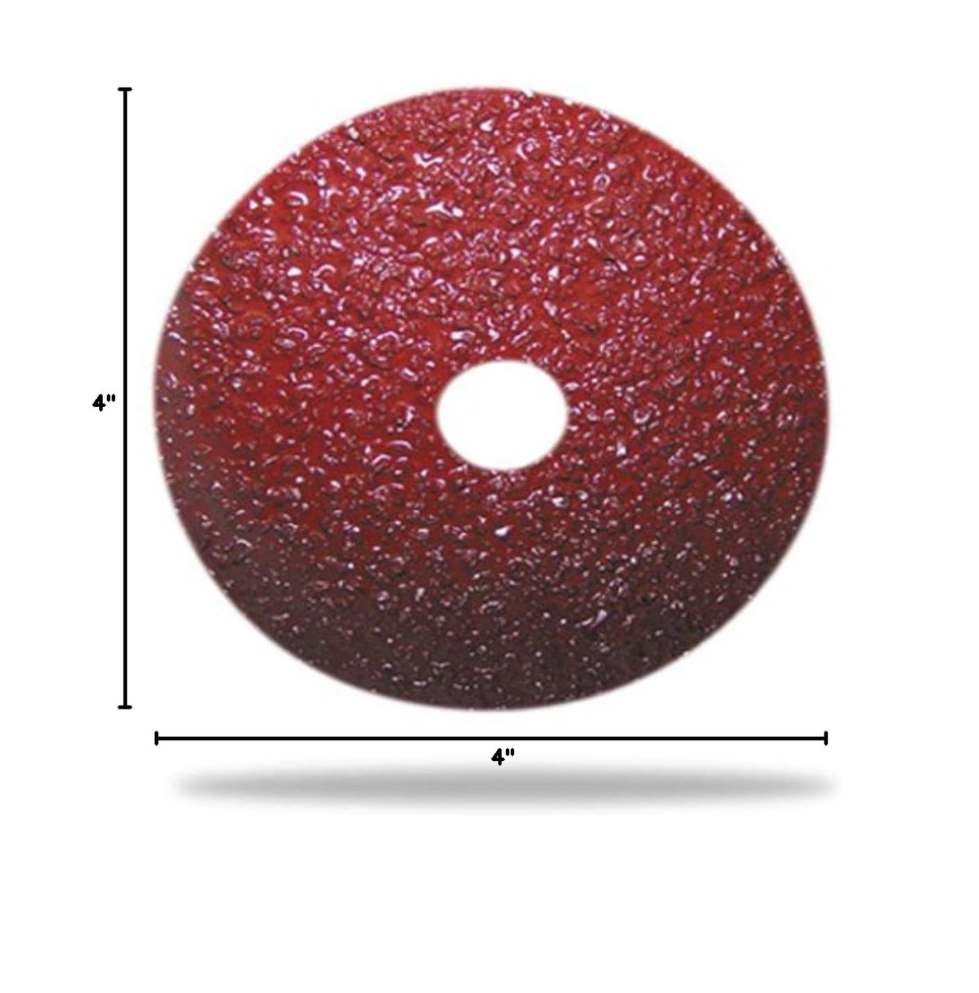 99207 4-Inch 120 Grit Resin Fiber Sanding Disc for Wood, Metal & Auto Body - Heavy Duty Sanding Pads for Angle Grinders & Sanders