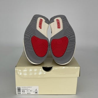Original Air Jordan 3 Retro 'Muslin' Men's Basketball Shoes - Size 10 (DH7139-100) - Perfect for Streetwear & Sneaker Collectors