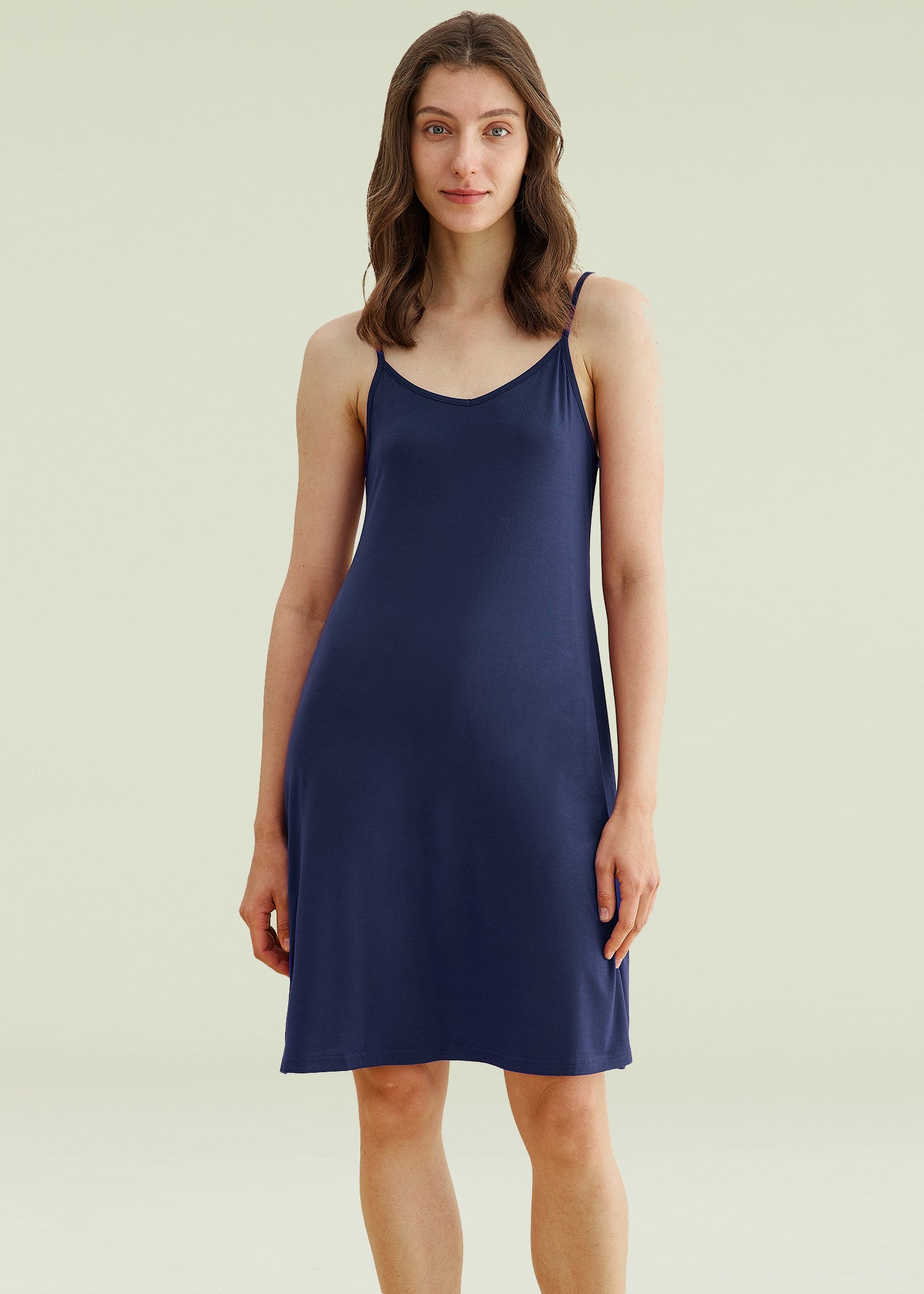 Women's Bamboo Viscose Sleeveless Nightgown - Soft Sleep Dress for Women - Comfortable Summer Pajama Dress for Lounge, Travel & Home Wear