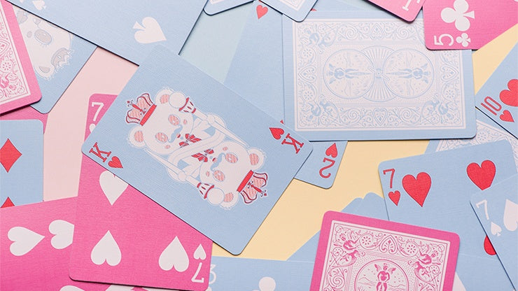 Cute Bear Playing Cards - Pink Limited Edition Bicycle Cards for Parties, Gifts & Game Nights