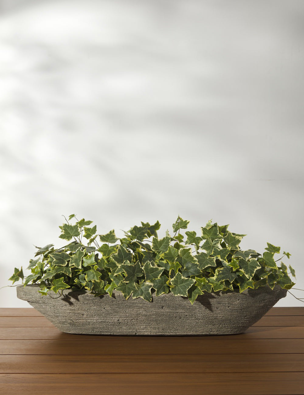 Cast Stone Tabletop Planters by Campania International - Elegant Indoor/Outdoor Decorative Plant Pots for Home, Garden & Patio