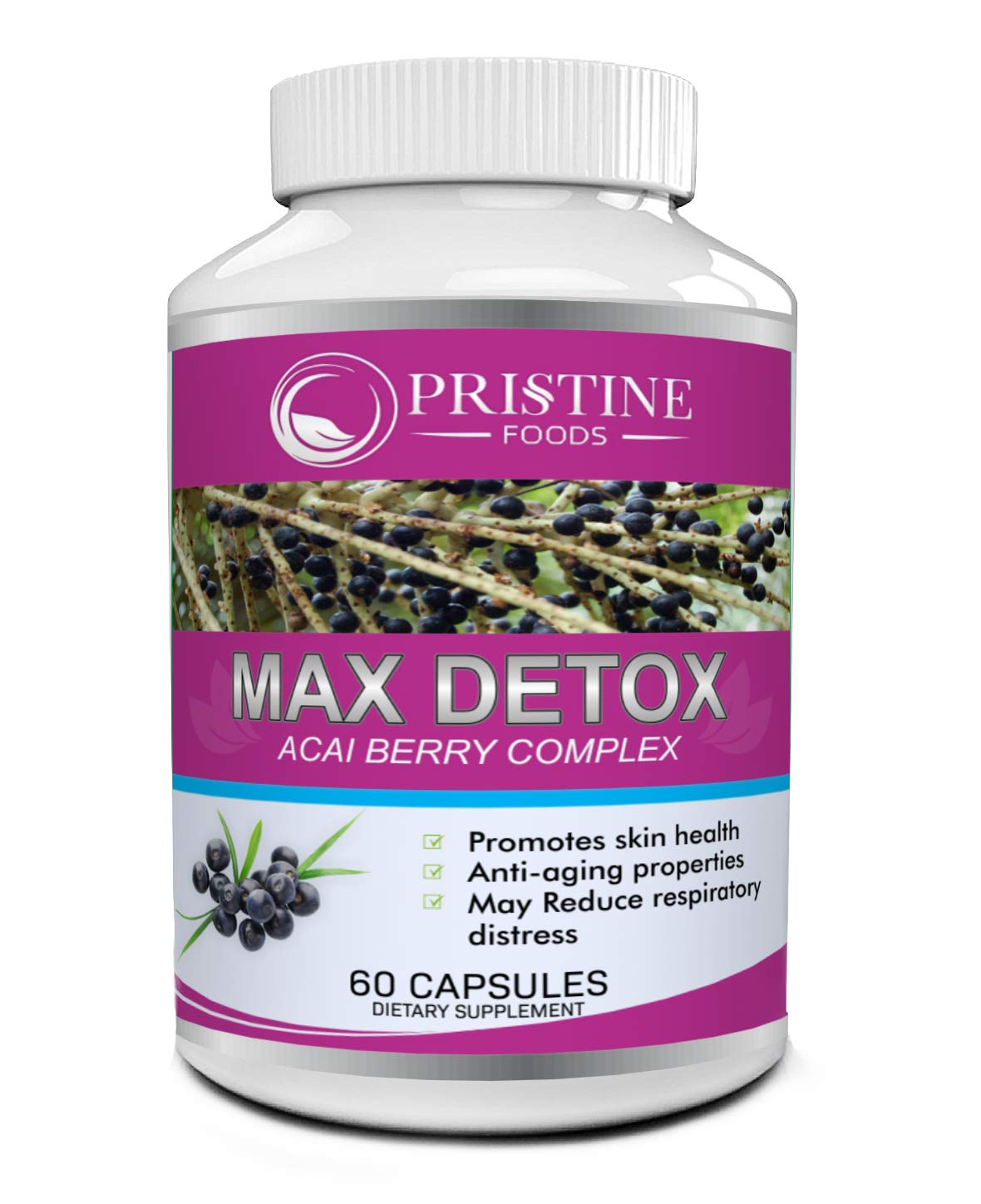 Max Detox Colon Cleanse Weight Loss Pills for Women - Probiotic & Psyllium Husk Supplement for Constipation Relief & Body Detox - 60 Capsules | Supports Digestive Health & Weight Management for Busy Lifestyles
