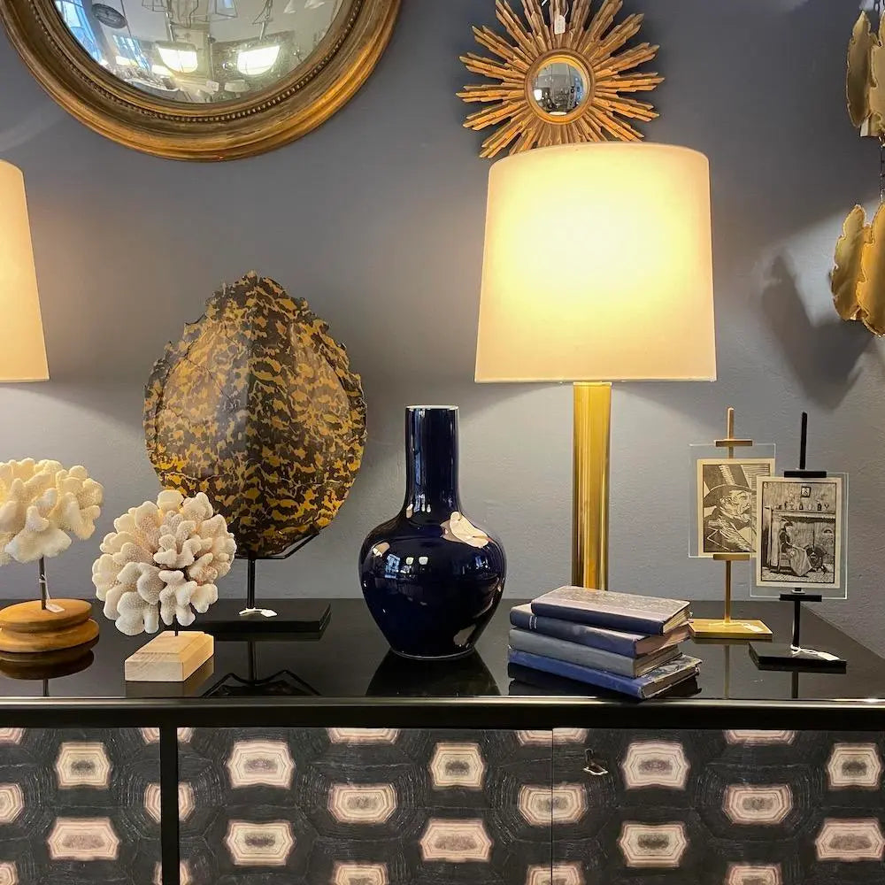 Blue Ultramarine Vase - Handcrafted Ceramic Home Decor for Living Room, Dining Table & Wedding Centerpieces | Perfect for Modern & Boho Interior Design