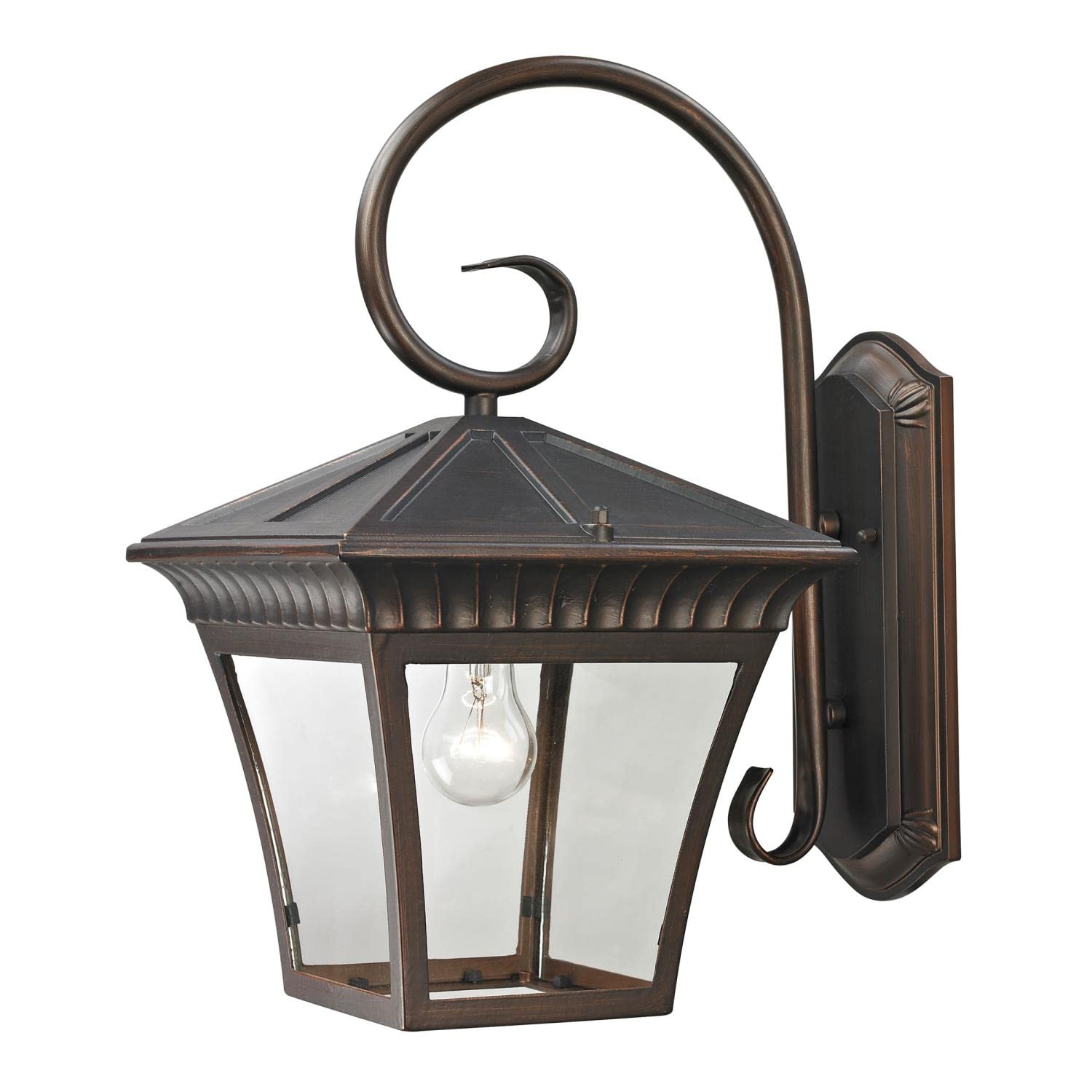Elk Lighting 8421EW/70 Thomas Wall Sconce Light Fixture - Hazelnut Bronze Finish - Perfect for Bedroom, Hallway & Living Room Decor