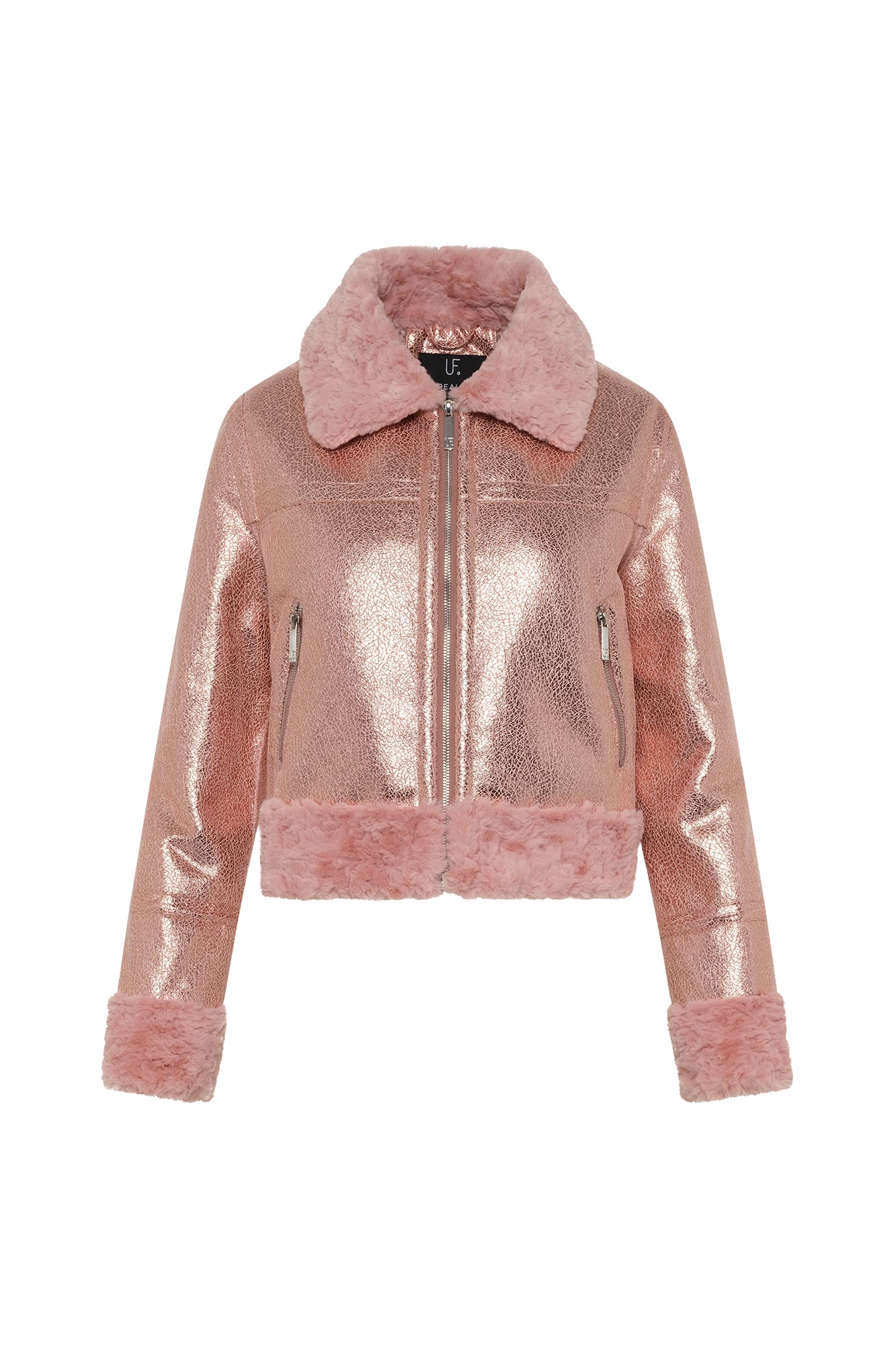 Stylish Metallic Jacket for Women - Trendy Shiny Outerwear for Fall & Winter | Perfect for Parties, Night Out & Casual Wear