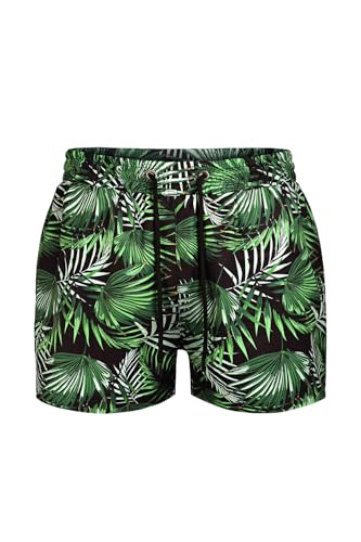 Deep Green Light Green Black