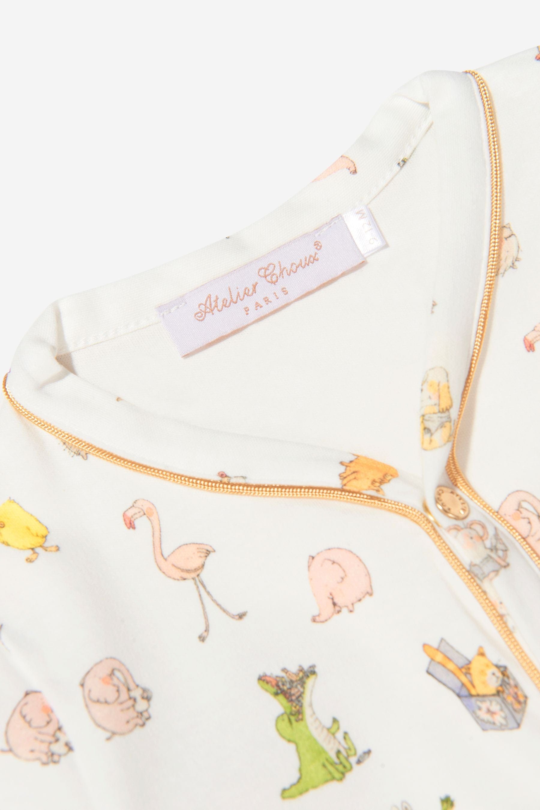 Atelier Choux Baby Classic Choux Playsuit - Soft Organic Cotton Romper for Newborns & Infants | Perfect for Playtime, Photo Shoots & Special Occasions