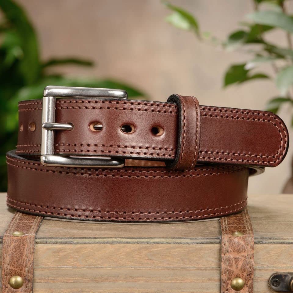 Bullhide Belts for Men - Genuine Leather Belt 1.5