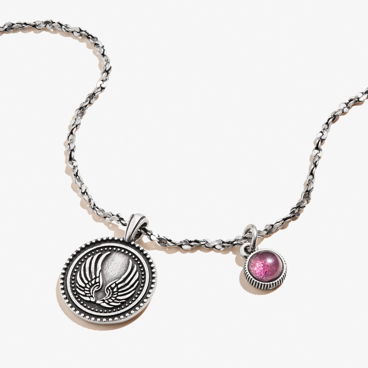 Guardian Angel Duo Charm Necklace - Sterling Silver Protection Pendant for Women & Girls - Perfect for Gifts, Birthdays & Everyday Wear