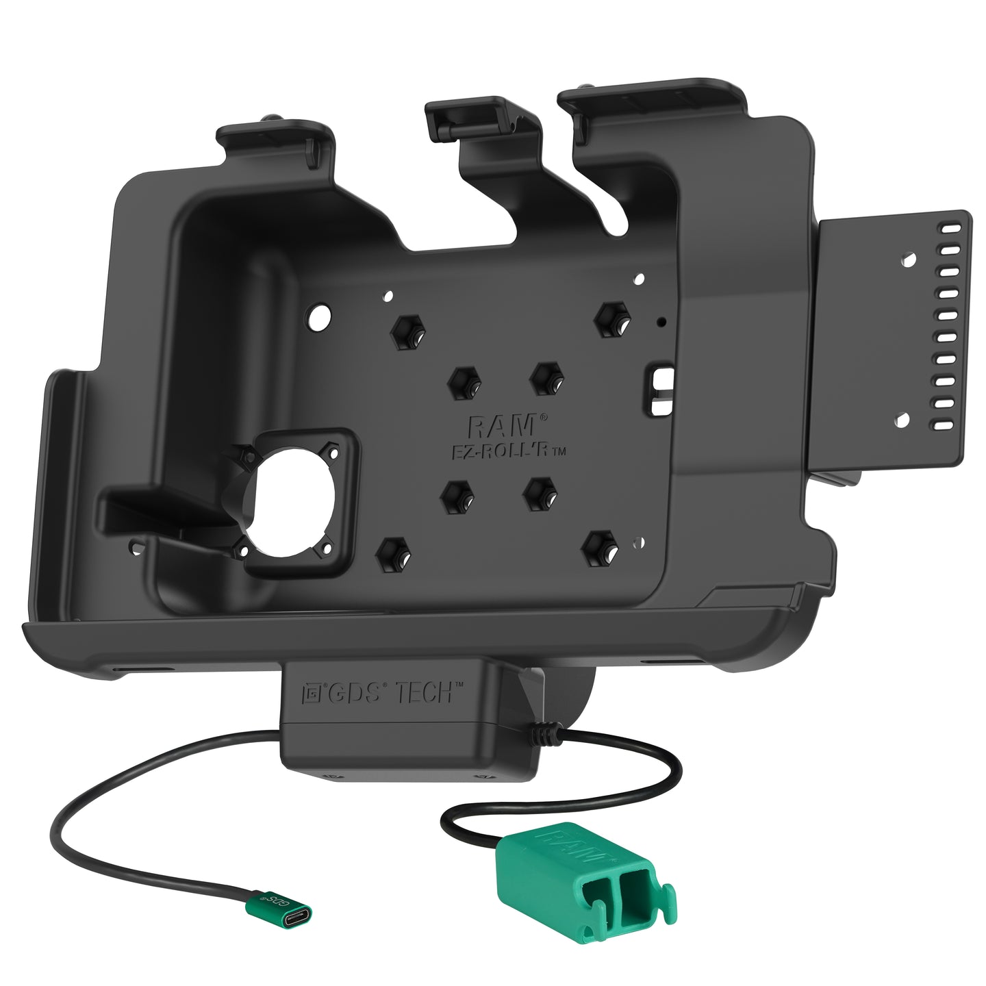 GDS® Power + Dual USB Charging Dock for Zebra ET4x 10 Tablet with IntelliSkin® - Fast Charging Station for Retail, Warehouse & Logistics (Model: RAM GDS DOCK ZE21PD2U)