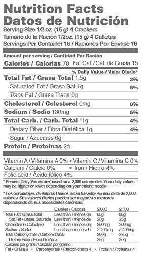 Rovira Export Premium Wheat Crackers - 18 Individually Wrapped Foil Fresh Packs (20.25oz Large Box) - Perfect for Snacking, Parties & Travel