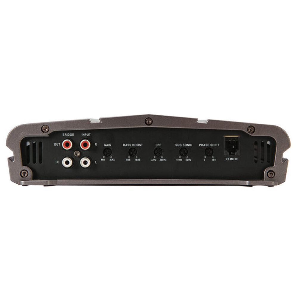 Soundstream AR1 5000D 5000W Monoblock Class D Car Amplifier with Bass Remote - High Power Audio for Car Stereo Systems, Bass Boost & Subwoofer Control