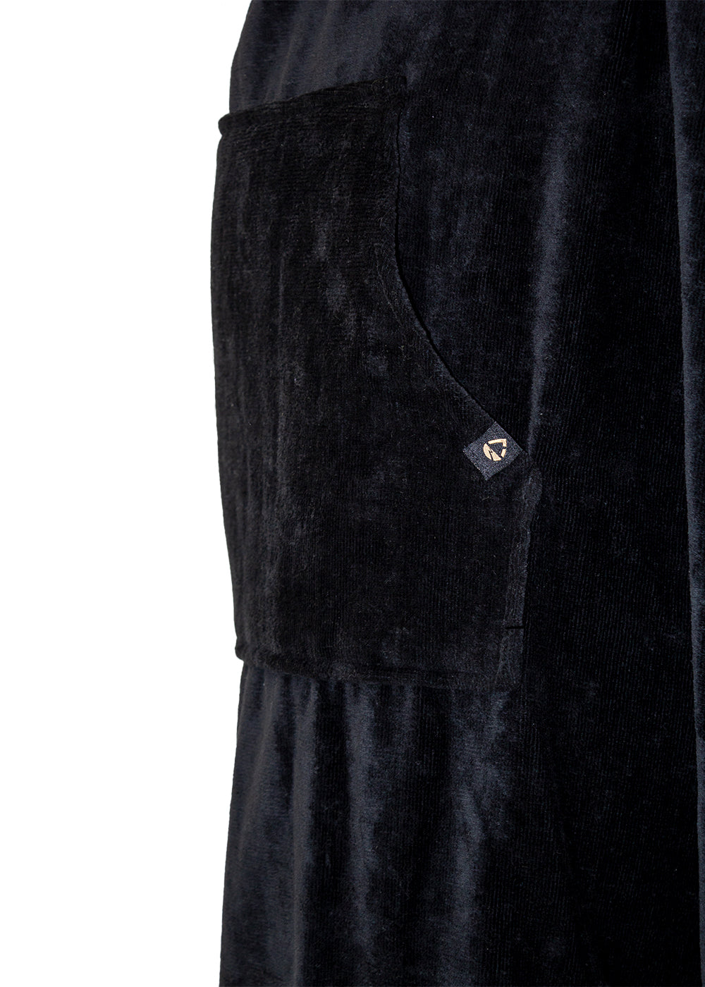 SALT Hooded Cotton Poncho Towel - Soft & Absorbent Black Beach Cover Up for Women & Men - Perfect for Swimming, Surfing, Yoga & Spa