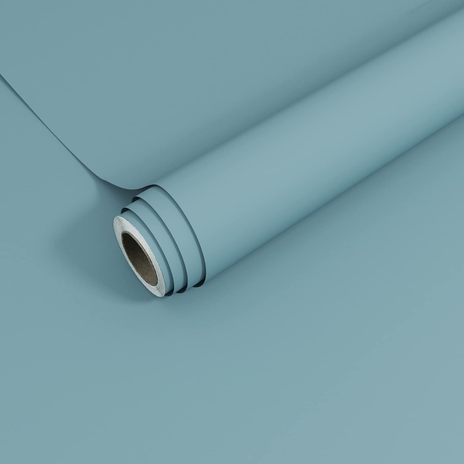 VEELIKE Ocean Blue Peel and Stick Wallpaper - Thick Self-Adhesive Waterproof Vinyl Film for Walls, Countertops, Cabinets & Drawers | Decorative Contact Paper for Bedroom, Kitchen & Home Decor (15.7''x354'') | Perfect for DIY Home Renovation, Furniture Upcycling & Shelf Lining