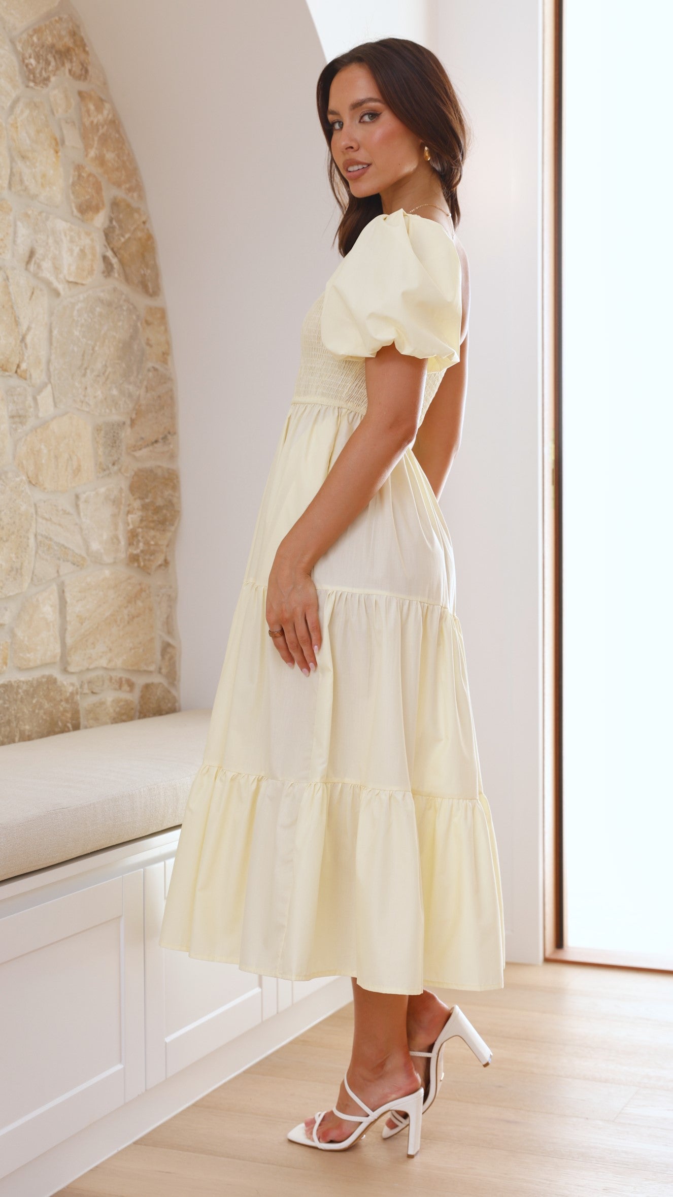 Frankie Maxi Dress for Women - Flowy Yellow Summer Dress with Pockets | Perfect for Beach, Vacation & Casual Outings