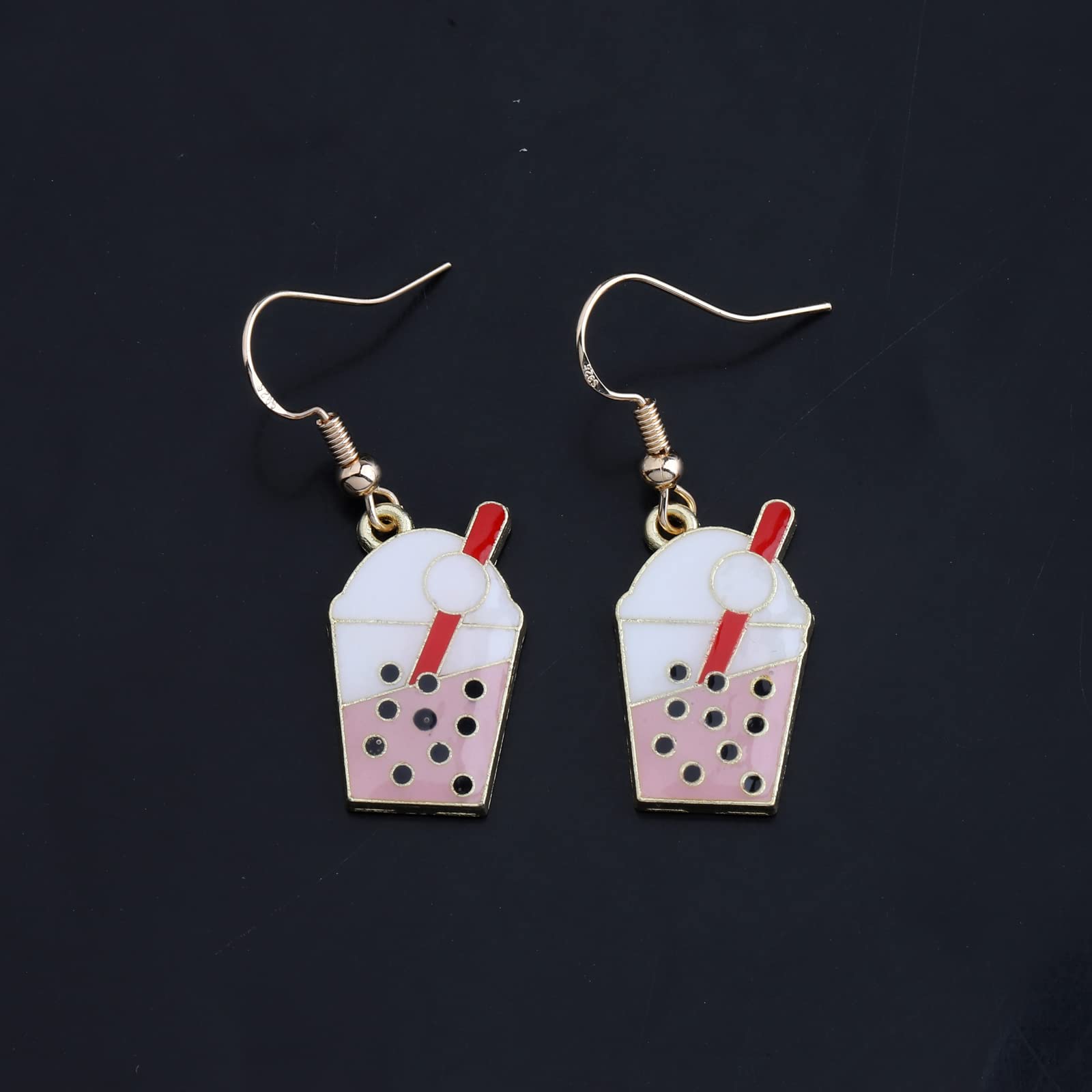 MYOSPARK Bubble Tea Keychain - Cute Milk Tea Jewelry Gift for Bubble Tea Lovers, Girls & BTS Fans - Perfect for Backpacks, Keyrings & Kawaii Accessories