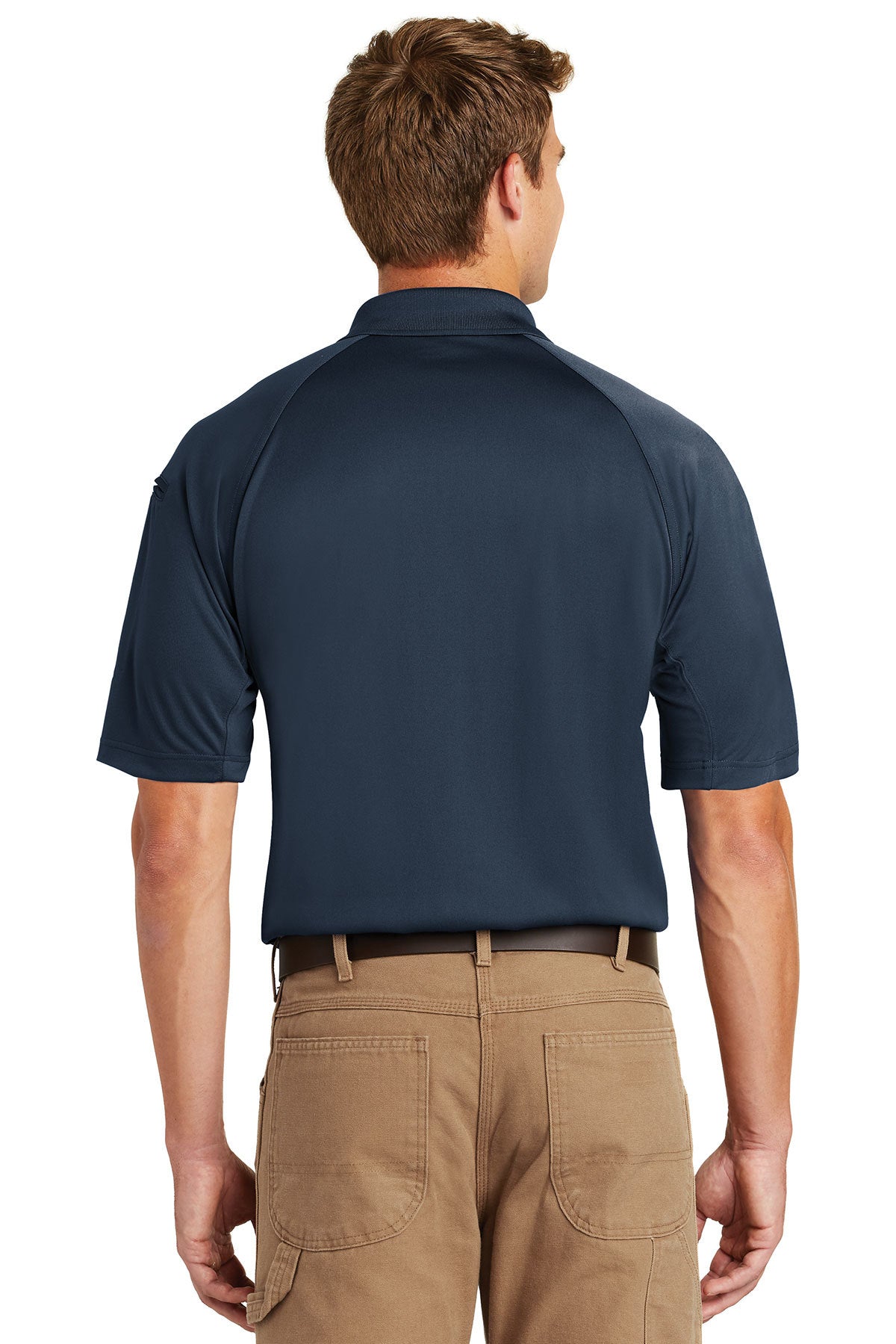 CornerStone Men's Tall Select Tactical Polo Shirt - Dark Navy Blue - Moisture Wicking & Quick Dry Performance Shirt for Outdoor, Work & Casual Wear