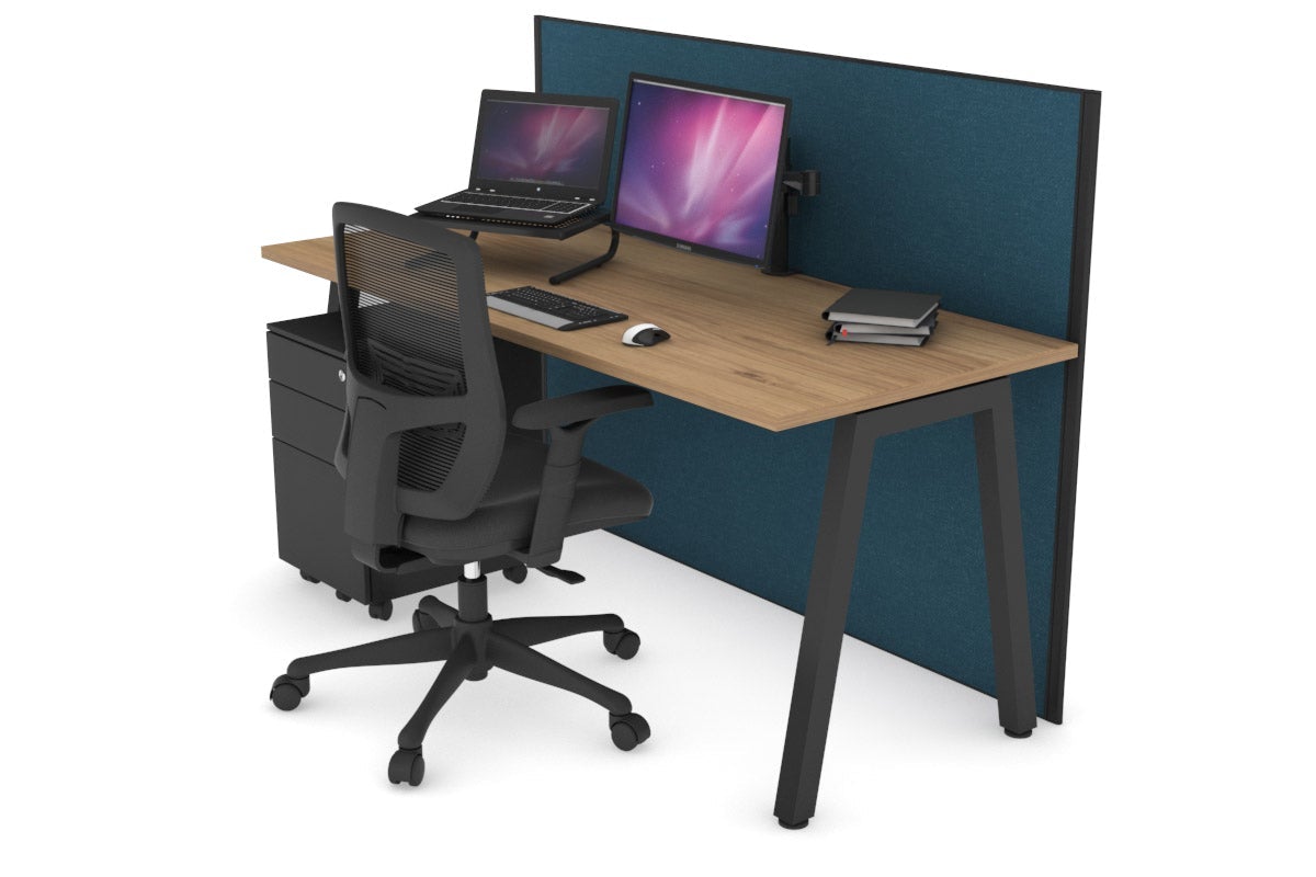 Horizon Quadro A Legs Office Desk - 1600L x 700W Modern Workstation for Home & Office - Perfect for Remote Work, Study & Professional Workspaces