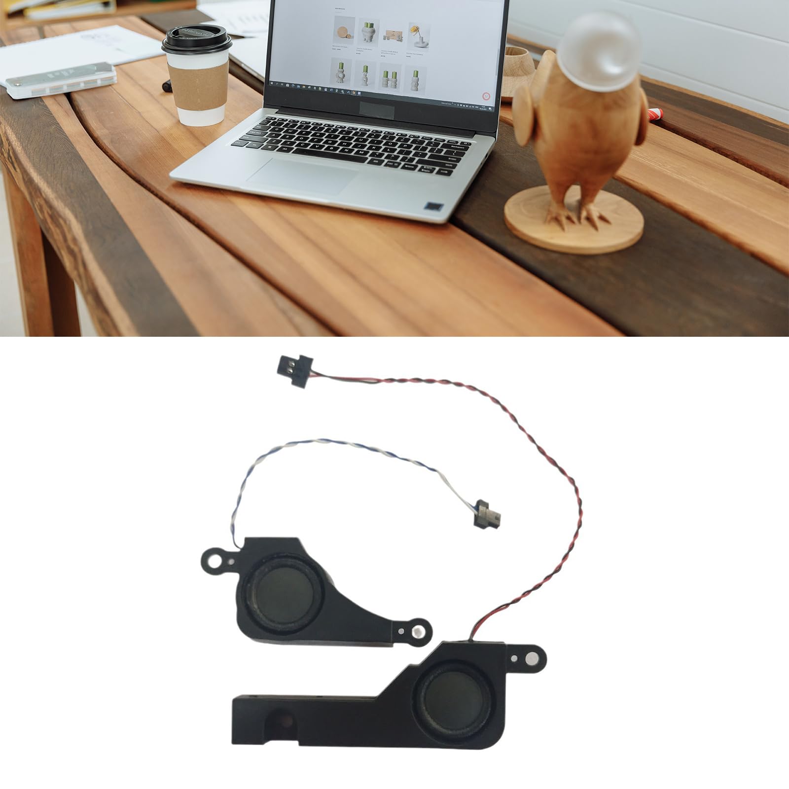 Haiki Laptop Internal Speakers for 5741G 5742G 5552G 5551 5552 5251 5250 Models | Left & Right Integrated Audio Upgrade for Enhanced Home Office and Gaming Experience