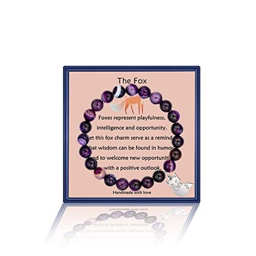 Purple Fox Bracelet