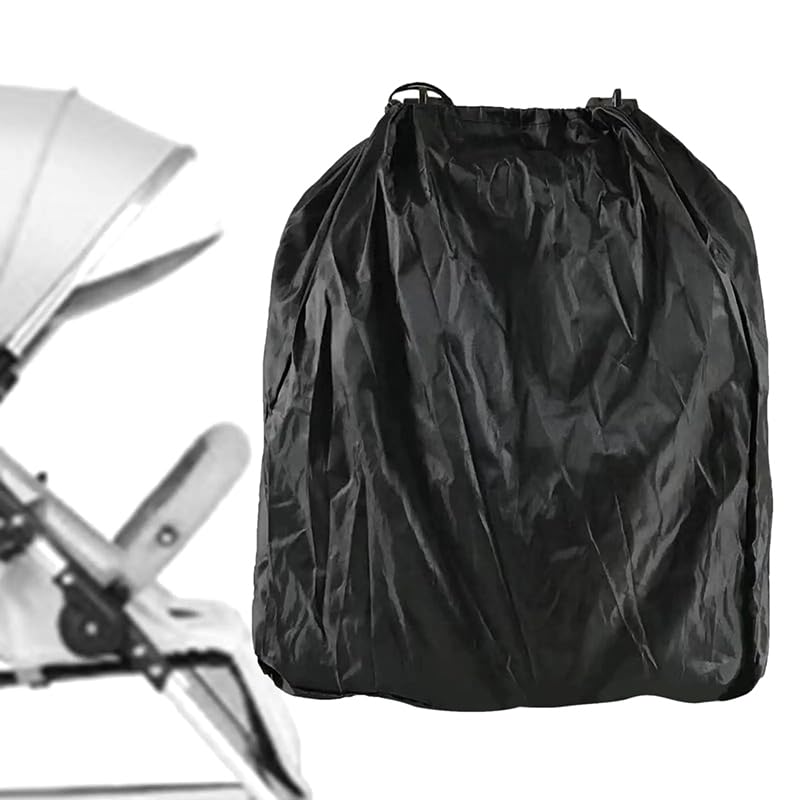 Meokro Air Travel Stroller Bag with Drawstring Closure - Lightweight & Compact Stroller Storage Bag for Airplane, Airport & Gate Check - Perfect for Family Vacations & Business Trips