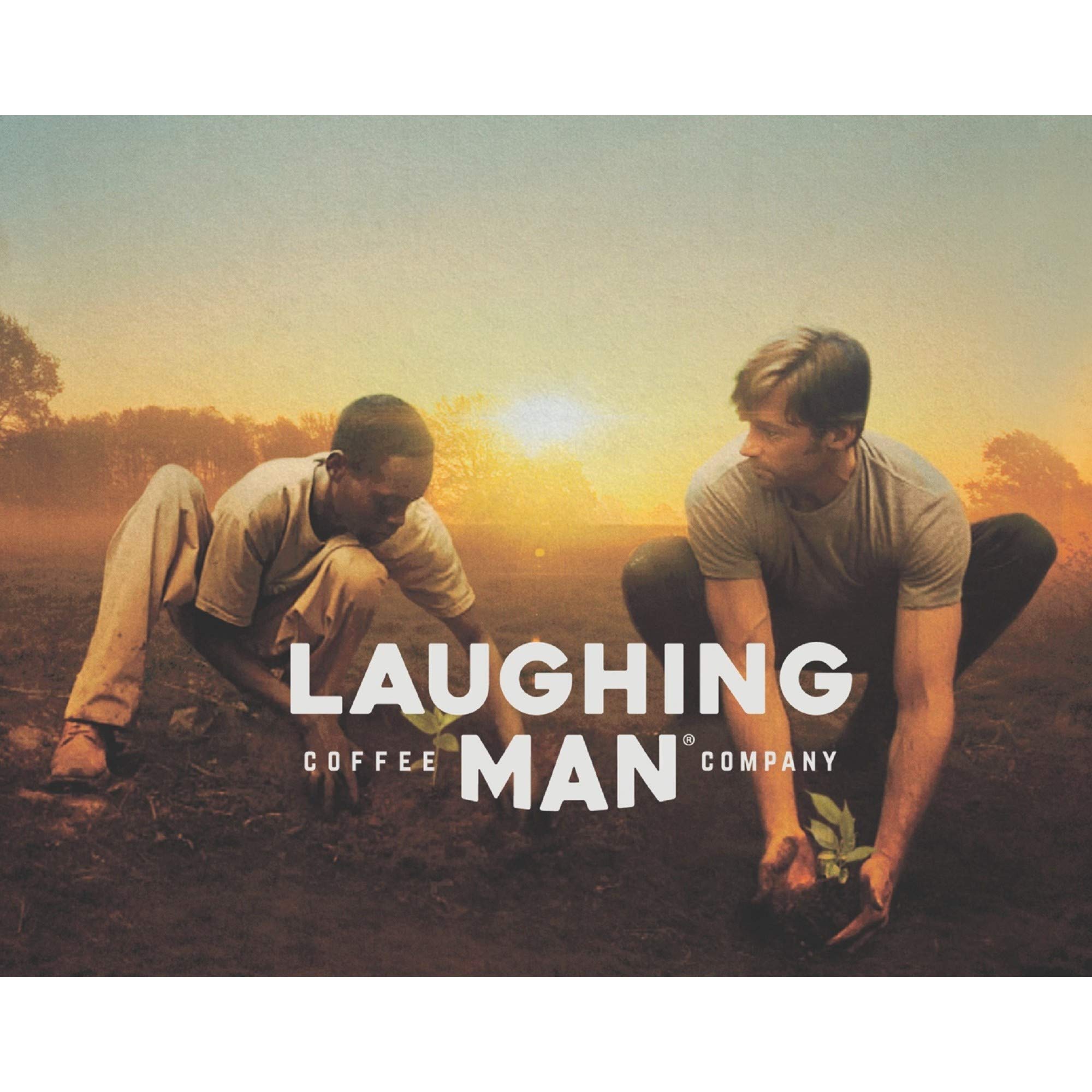 Laughing Man Hugh’s Blend Fair Trade Medium Roast Arabica Coffee Pods - 88 Recyclable K-Cups (4 Packs of 22) for Keurig Single-Serve Coffee Makers | Perfect for Home, Office & Morning Brews