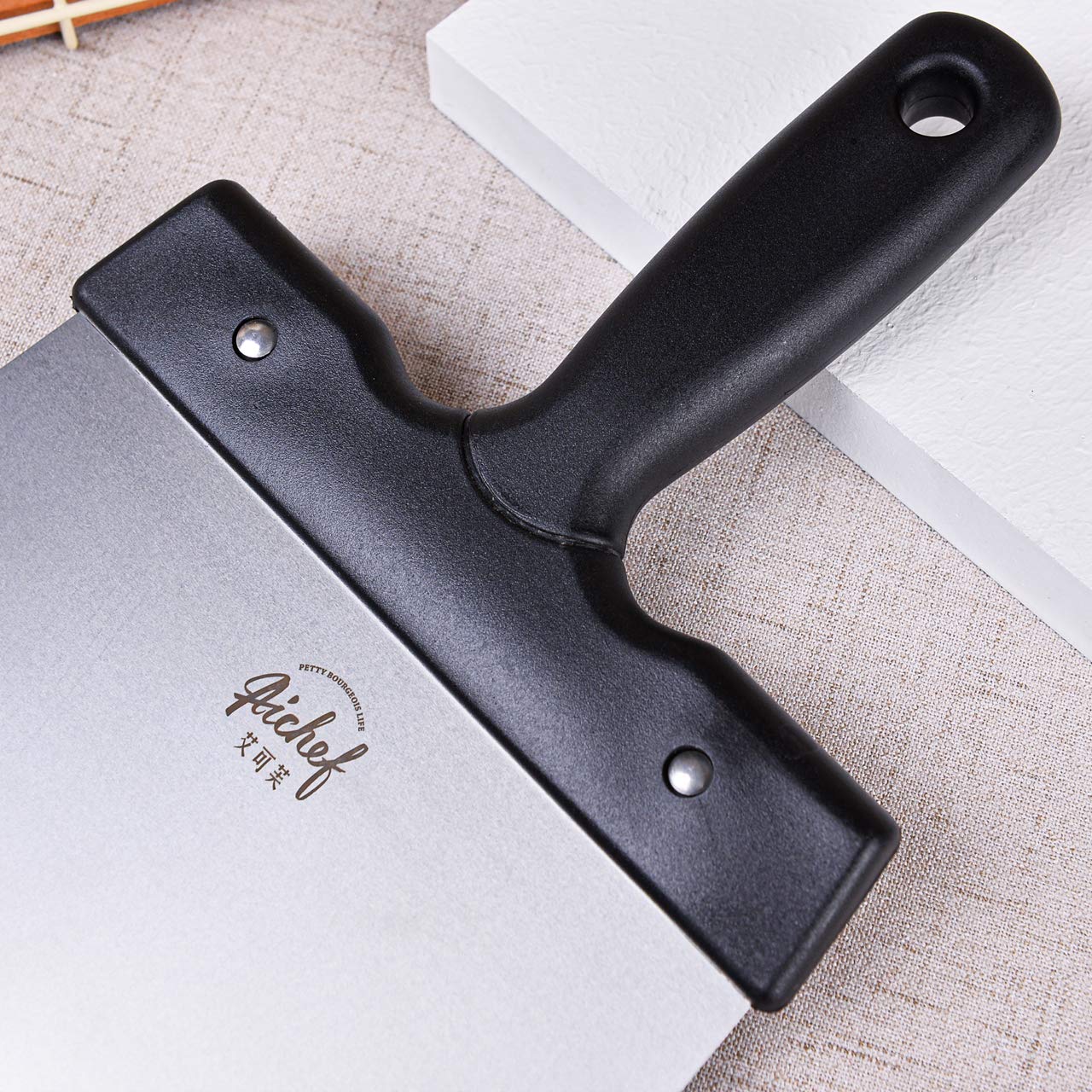 Premium Stainless Steel Chocolate Spatula - Temperature Regulating Melting Tool for Baking, Candy Making & Dessert Decorating | Small Size Chocolate Scraper for Professional Chefs & Home Bakers