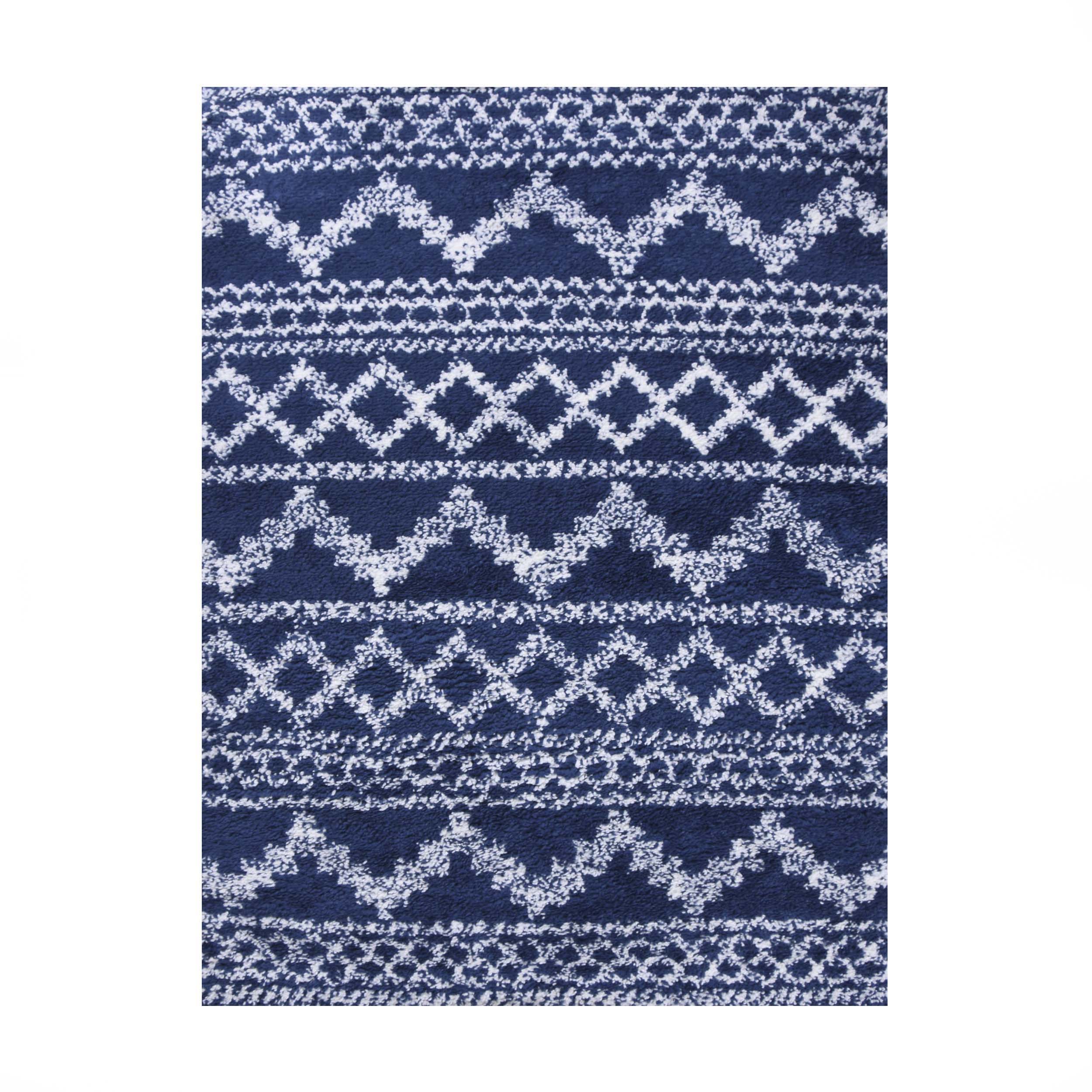 Bohemian Shag Area Rug - Soft Plush Geometric Design for Living Room, Bedroom & Nursery | Stylish & Cozy Home Decor