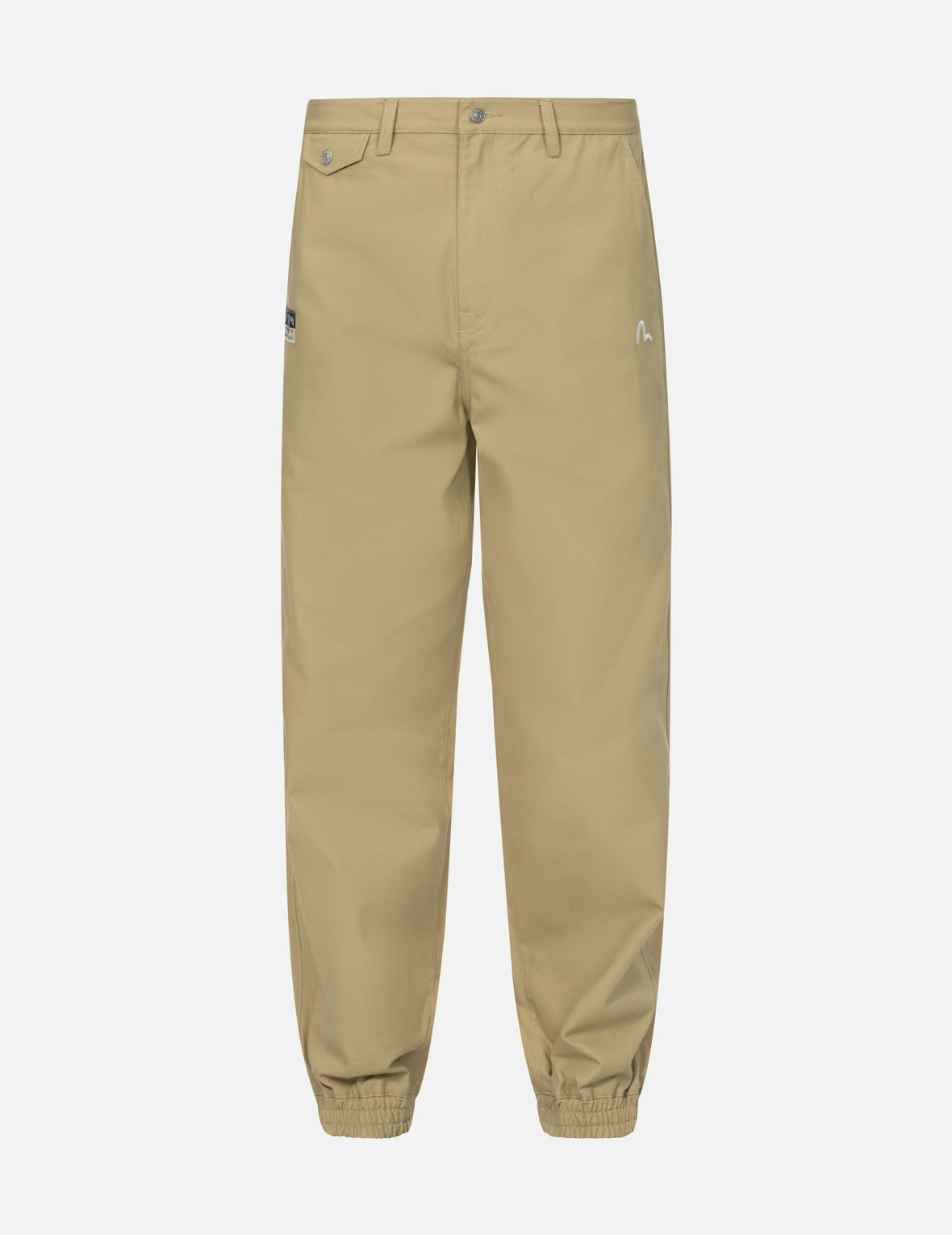Seagull Embroidery Relaxed Fit Woven Jogger Pants for Women - Comfortable Casual Lounge Pants for Yoga, Home Wear and Street Fashion