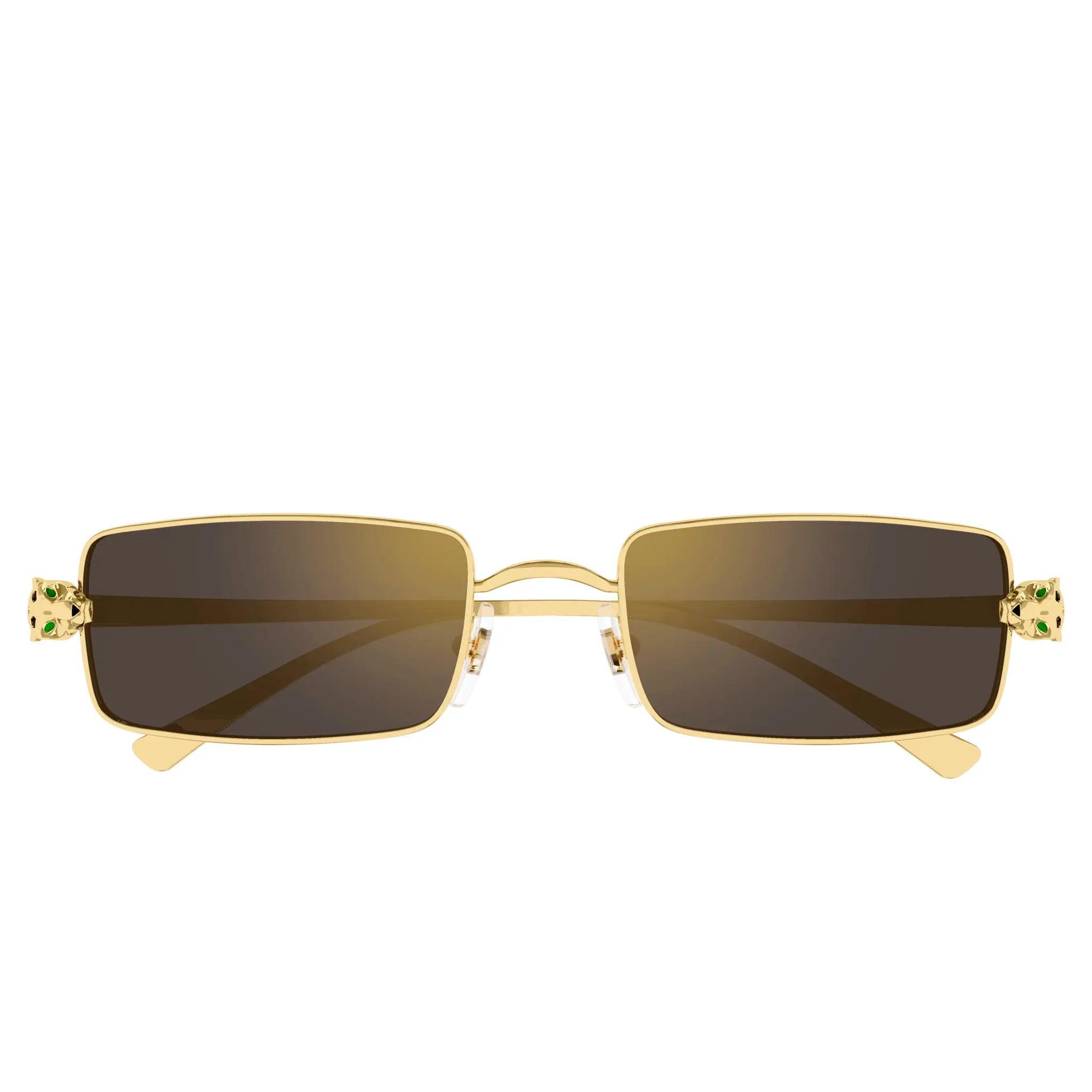 Cartier Panthere De Cartier CT0473S 001 Gold Grey Sunglasses for Women - Luxury Designer Shades for Fashion & Outdoor Activities