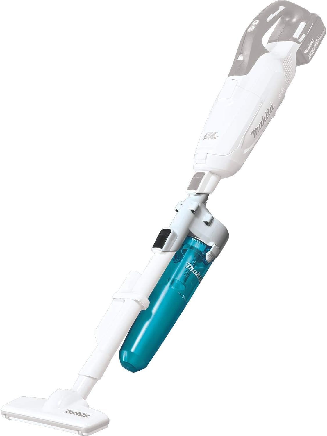 Makita 191D70-5 White Cyclonic Vacuum Attachment with Lock - Perfect for Woodworking, Construction & DIY Dust Collection