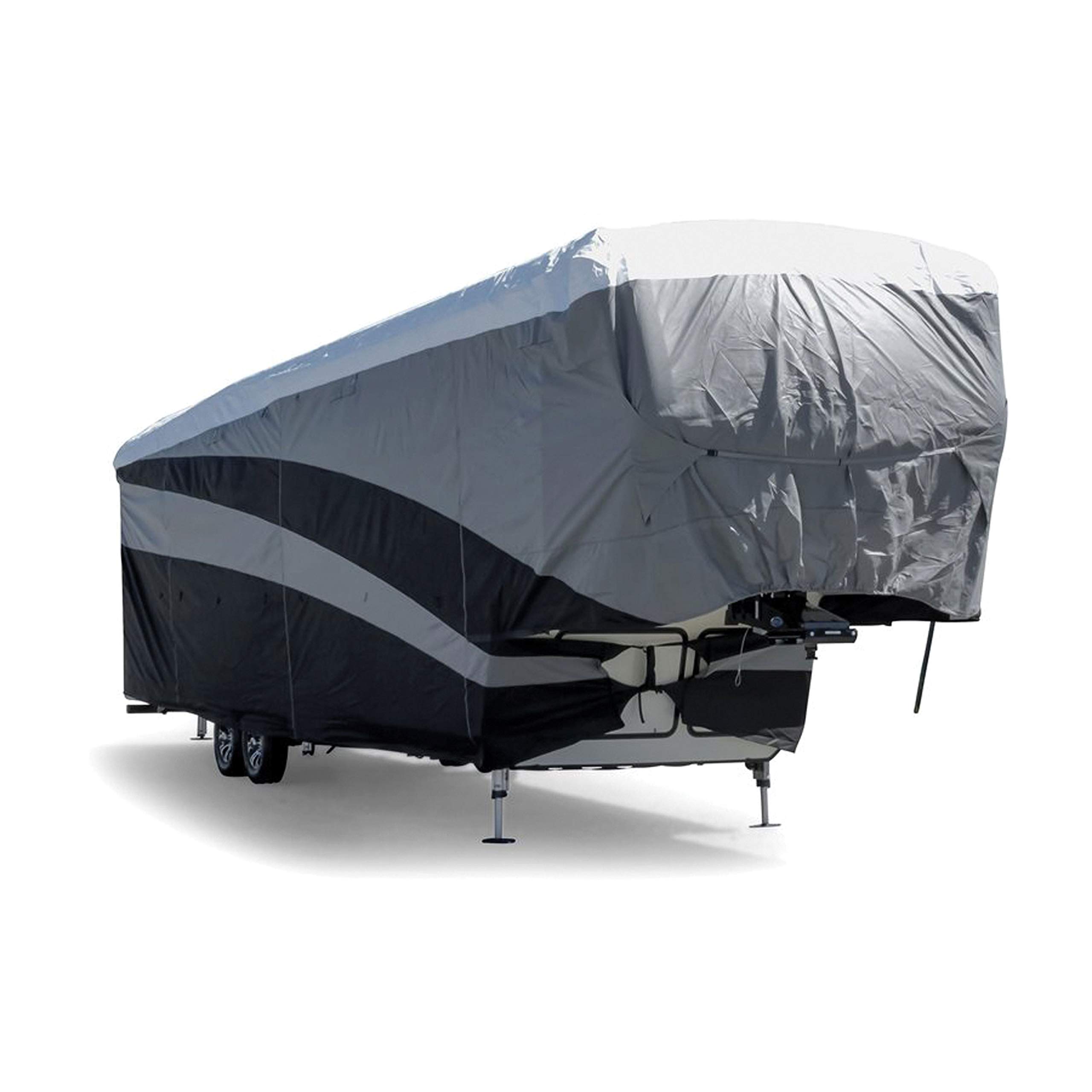 Camco 56350 RV Cover for 5th Wheel Pro Tec - Heavy Duty Waterproof Travel Trailer Cover 34' to 37' - All Weather Protection for Camping & Outdoor Storage