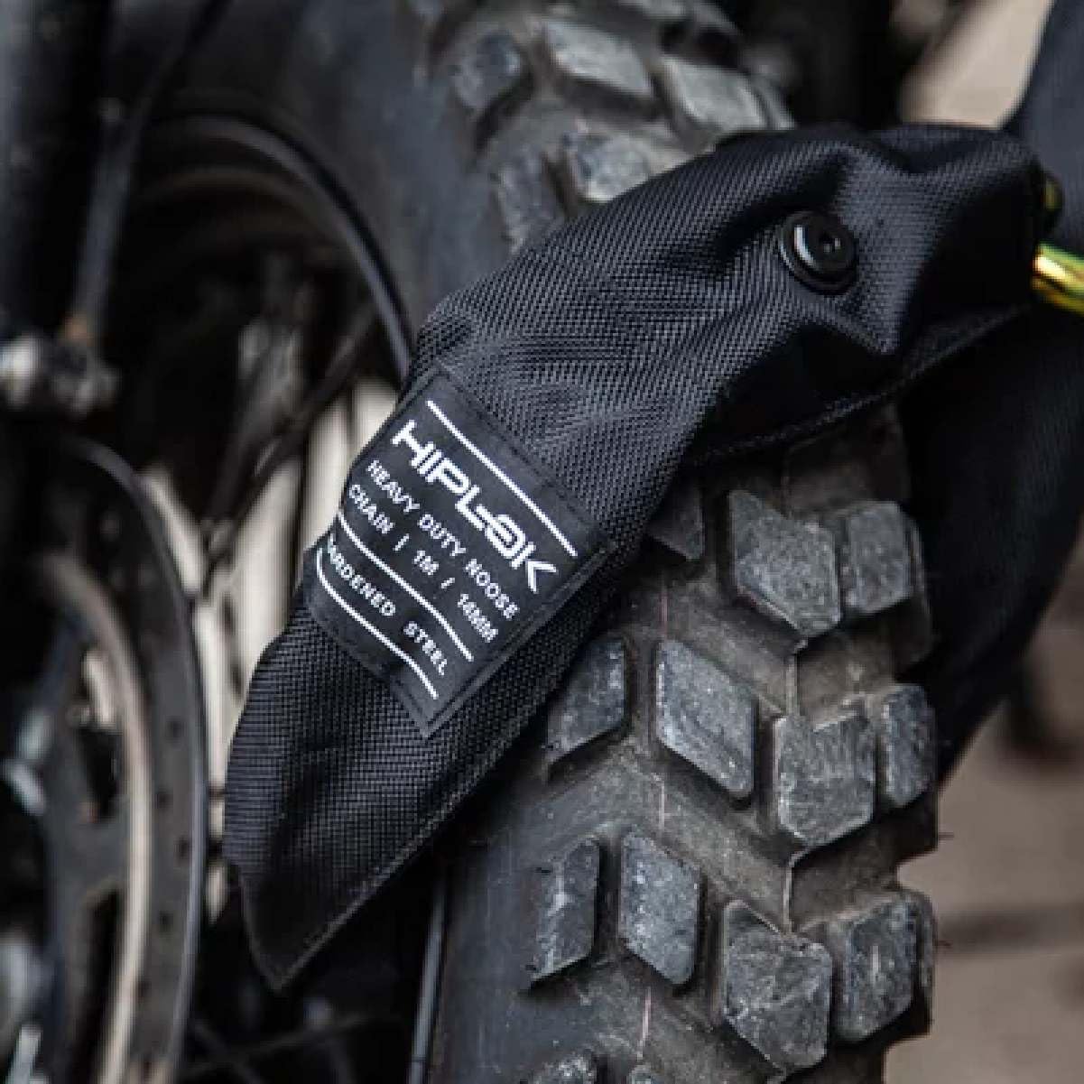 Hiplok XL Heavy Duty Bike Chain Lock - 100cm Anti-Theft Bicycle Security Lock with 3 Keys, Sold Secure Gold & Pedal Diamond Rated - Perfect for Urban Commuting, E-Bikes & Outdoor Cycling