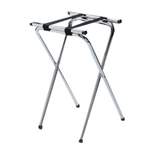 Chrome Tray Stand for Kitchen & Dining - 31 1/8 Inch Heavy Duty Serving Tray Holder | Perfect for Buffets, Catering & Restaurant Use