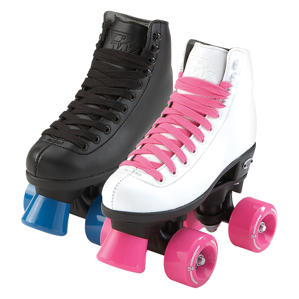 RW Wave Junior Roller Skates for Kids - Adjustable Sizes 1-4, Comfortable & Durable for Indoor & Outdoor Use - Perfect for Beginners, Skate Parks, and Birthday Gifts