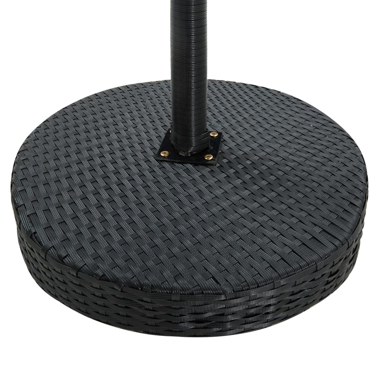 Weather-Resistant Steel Patio Side Table - 23.8